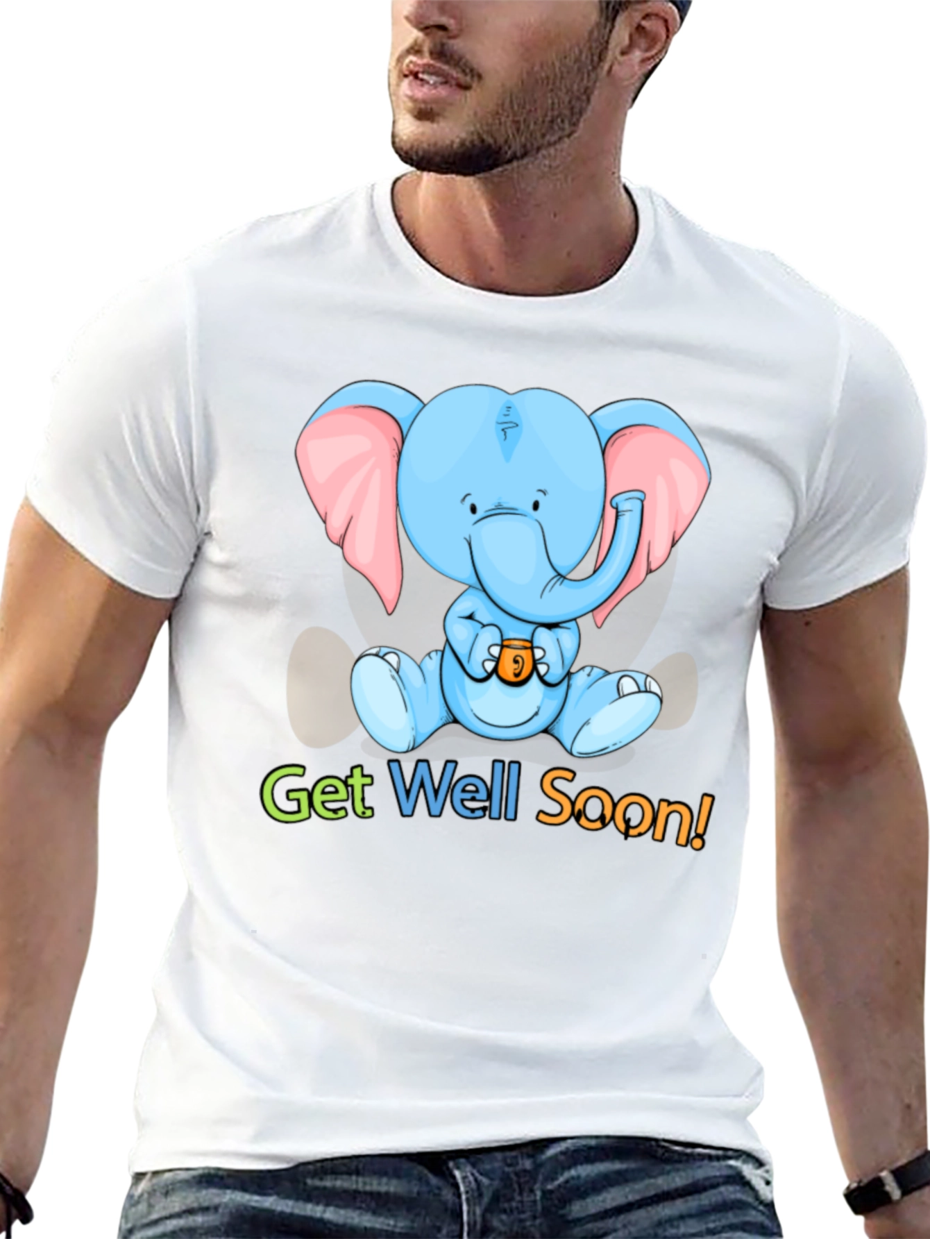 Cute Get Well Soon Elephant T-Shirt