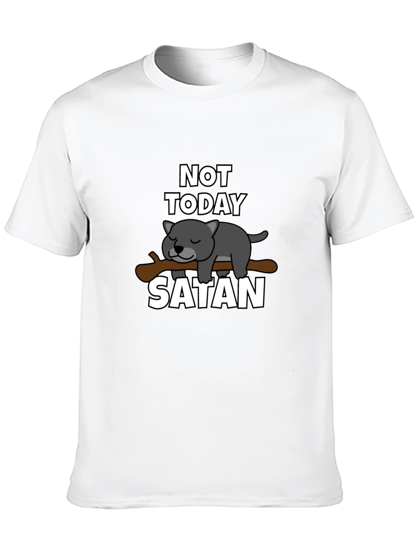 Not Today Satan Graphic T-Shirt