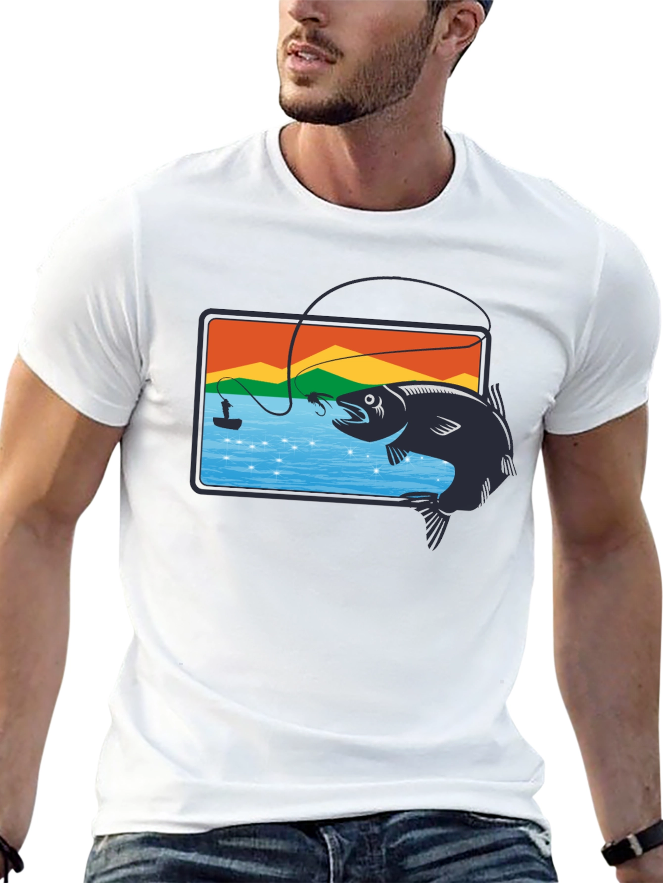 Fishing Graphic Tee - Anglers Catch