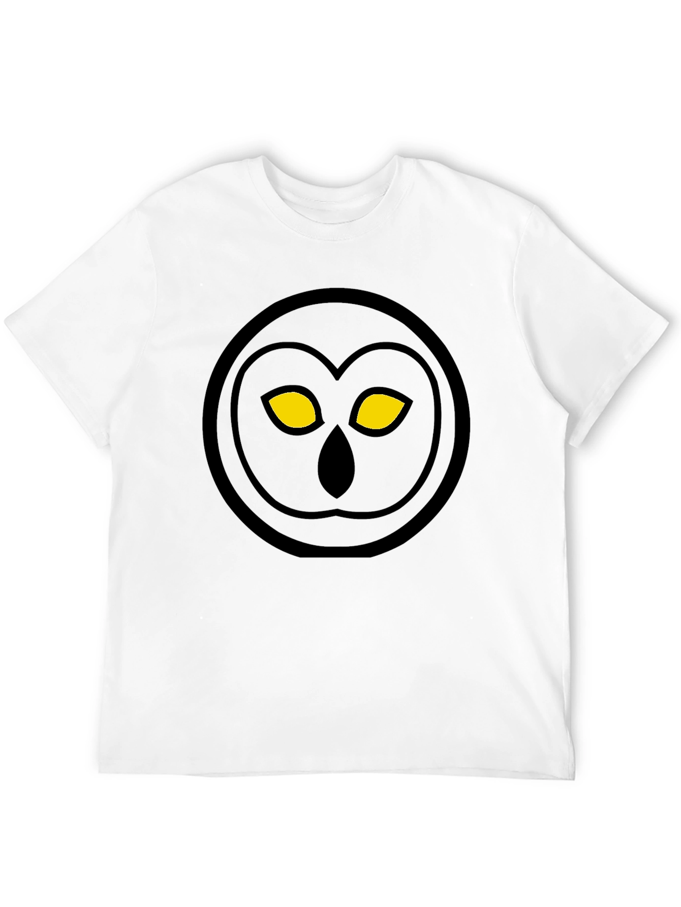 Owl Eyes Graphic T-Shirt - Black Cotton Tee