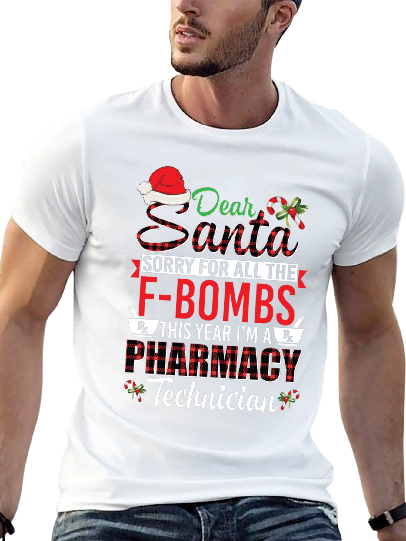 Funny Pharmacy Technician Christmas T-Shirt