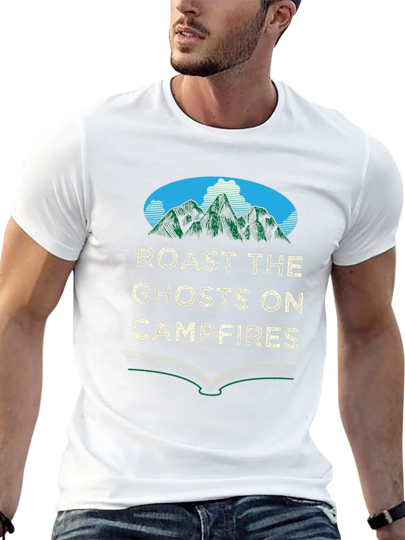 Roast The Ghosts On Campfires Graphic Tee