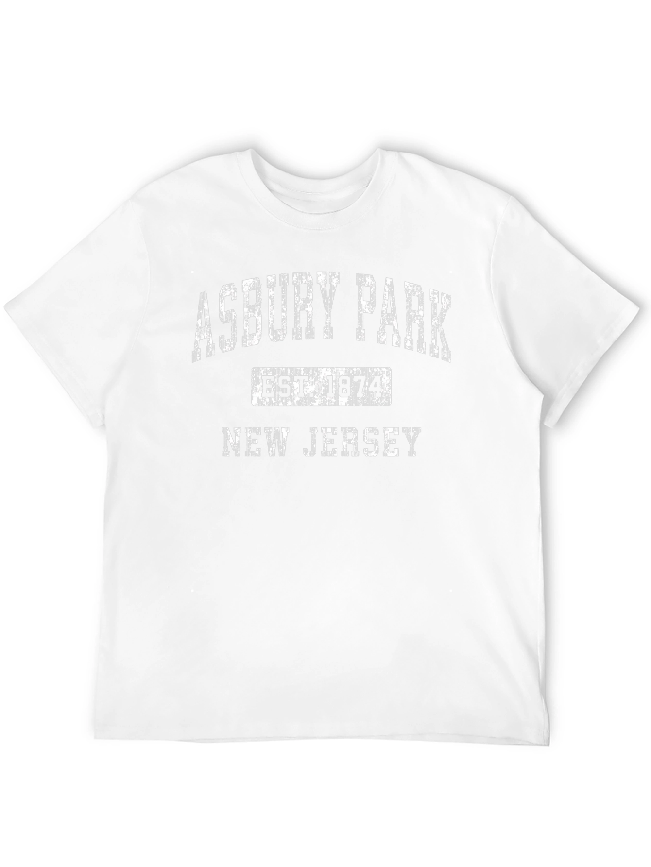 Asbury Park New Jersey EST 1874 Black T-Shirt