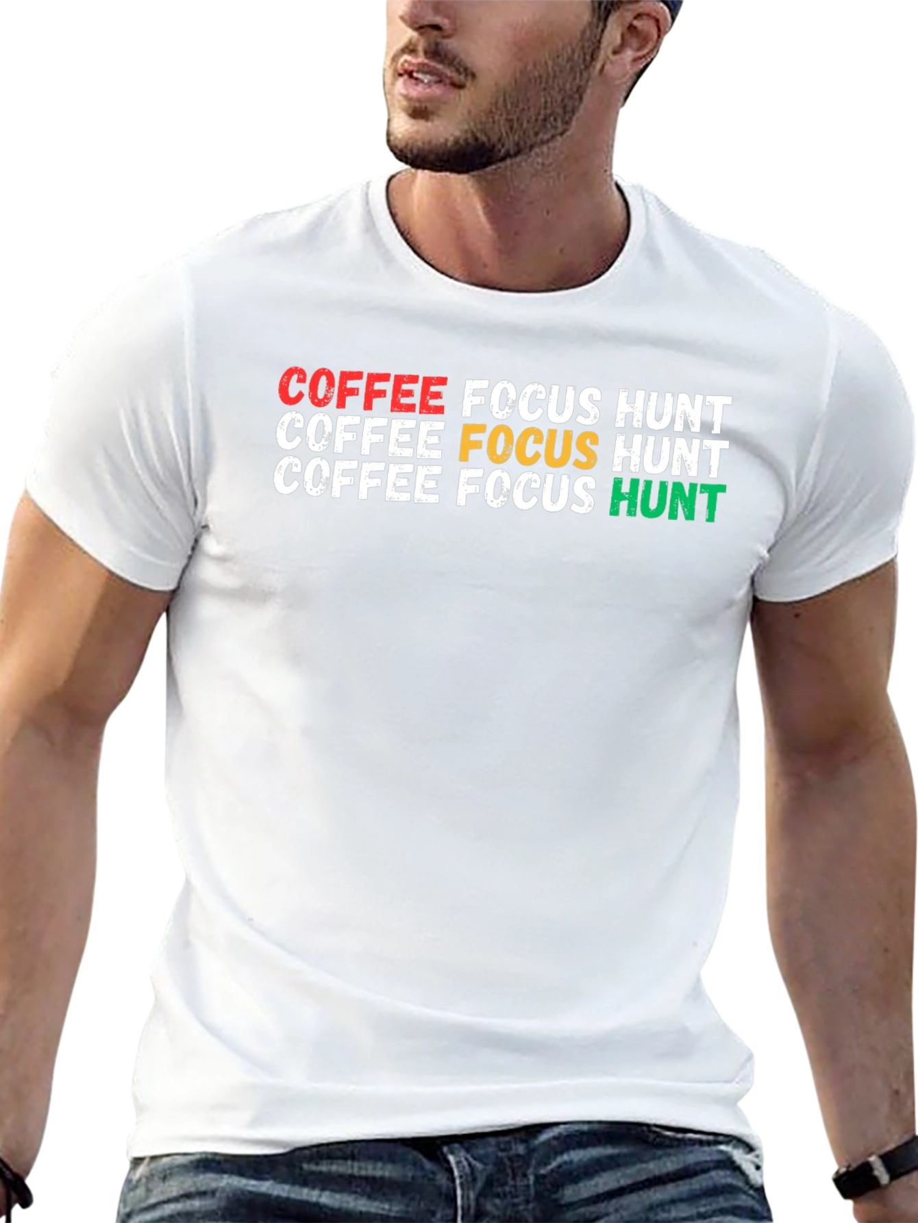Coffee Focus Hunt Graphic Tee - Hunting Season