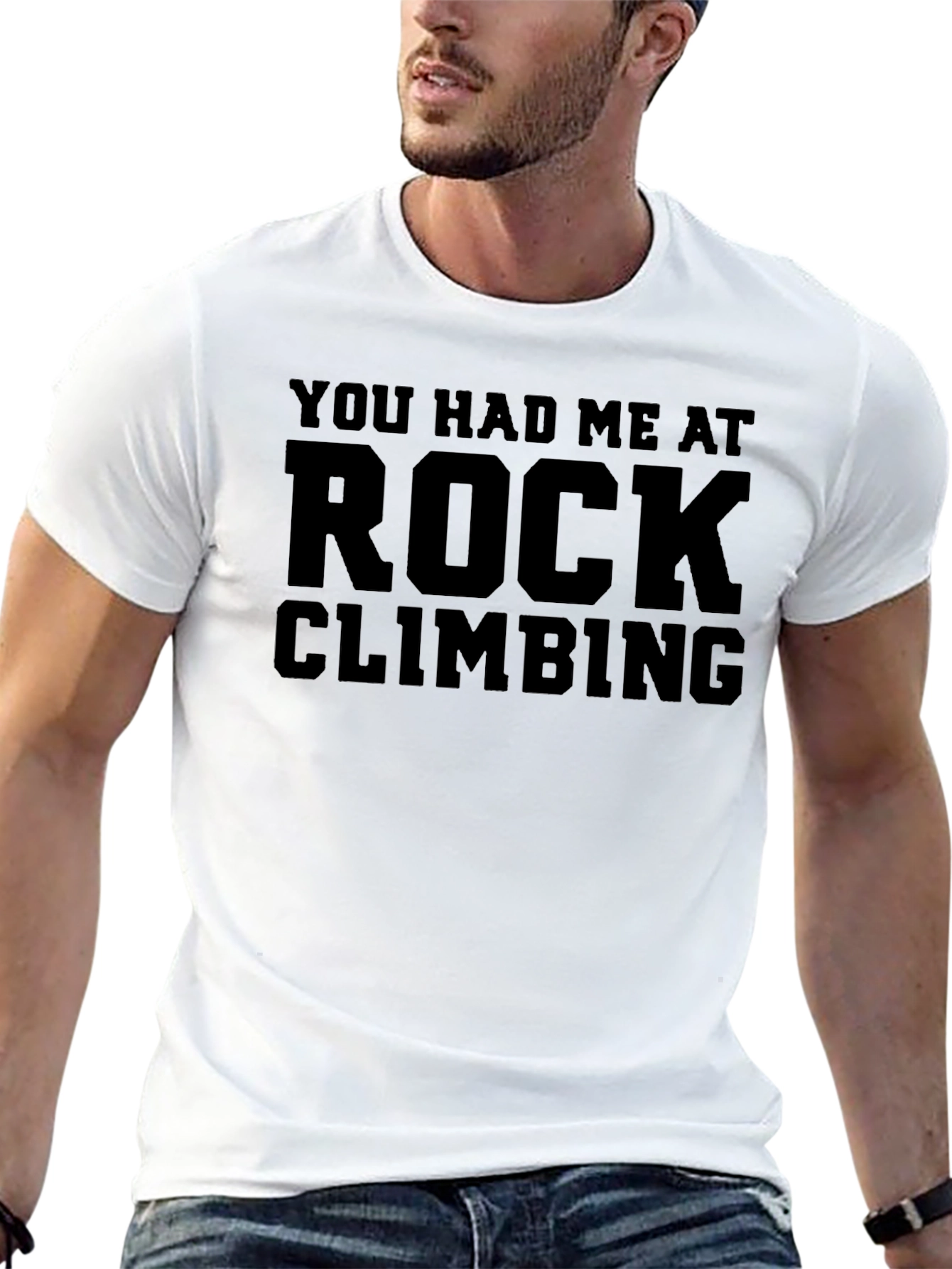 You Had Me At Rock Climbing Tee