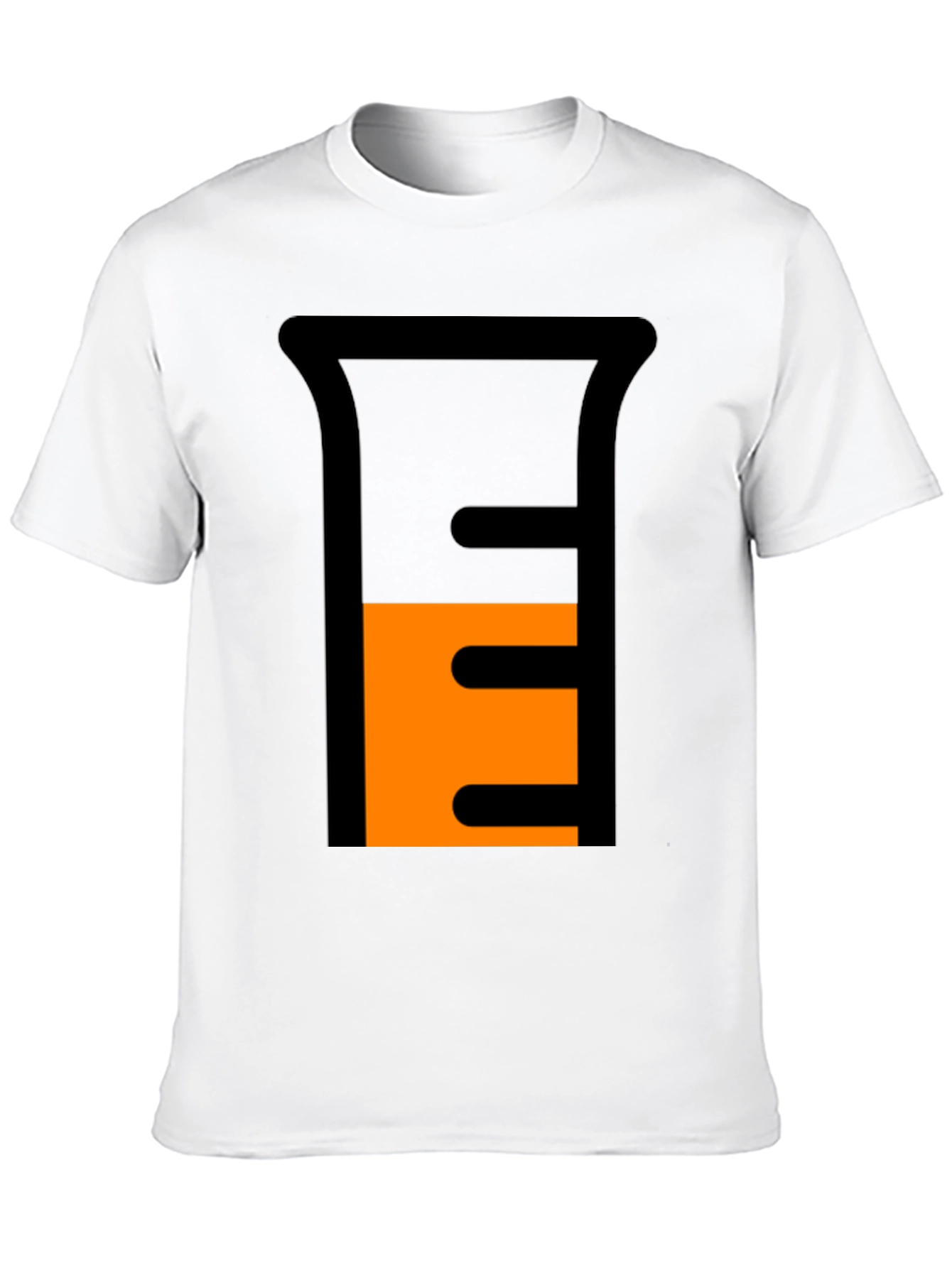 Science Beaker Graphic Tee - Black Casual Shirt