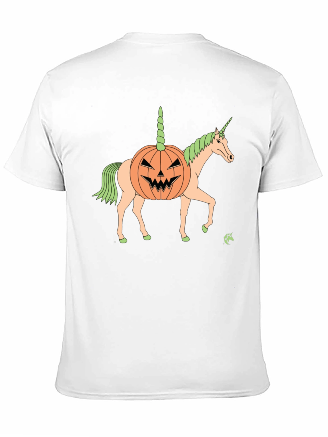 Halloween Pumpkin Unicorn T-Shirt
