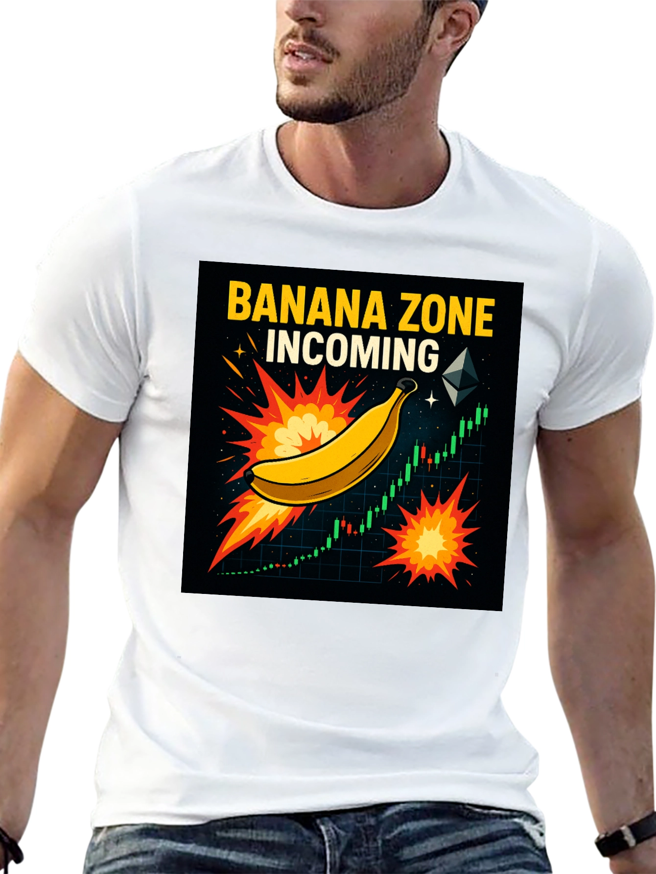 Banana Zone Incoming Graphic Tee