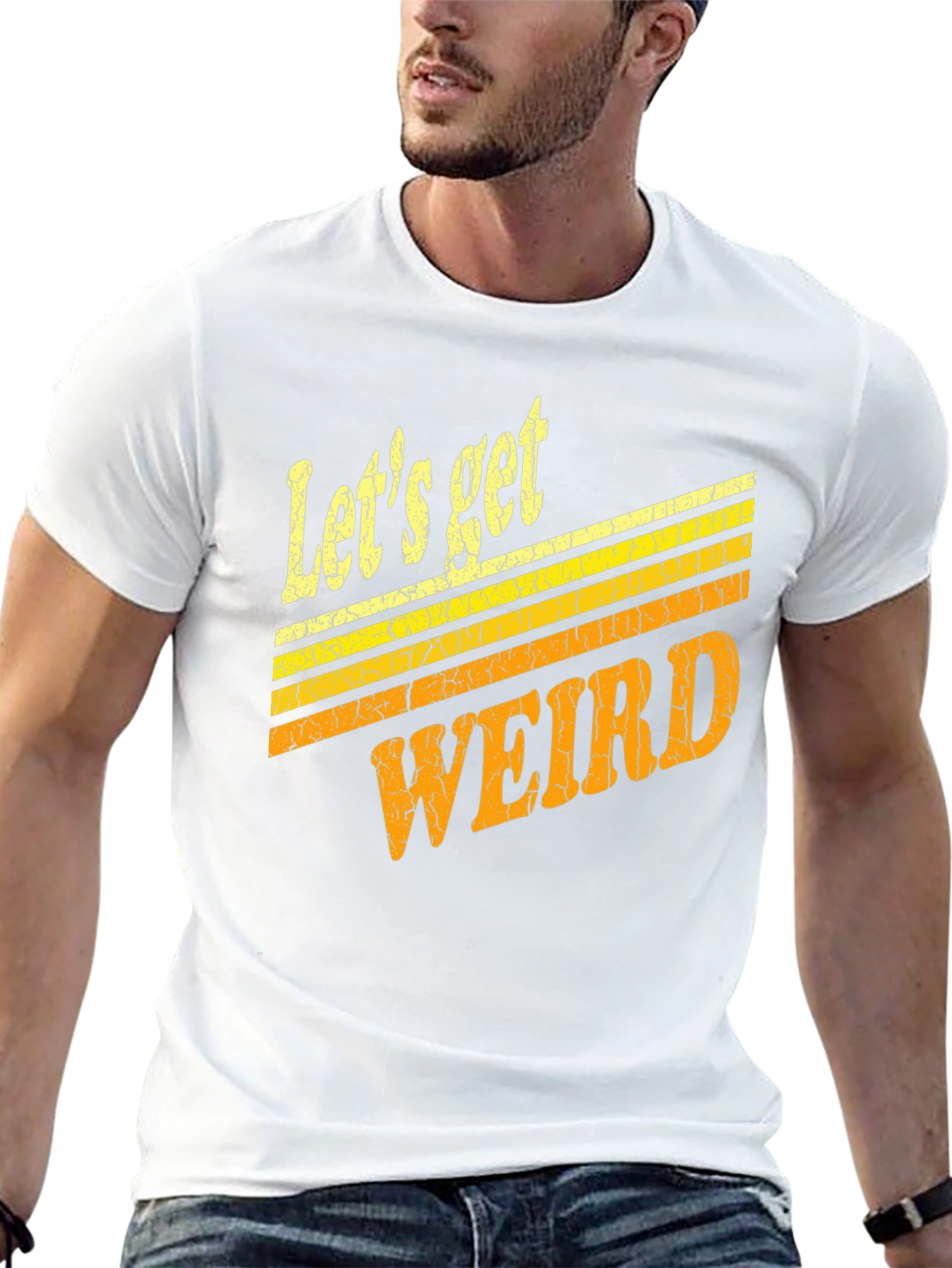 Lets Get Weird Retro Graphic T-Shirt