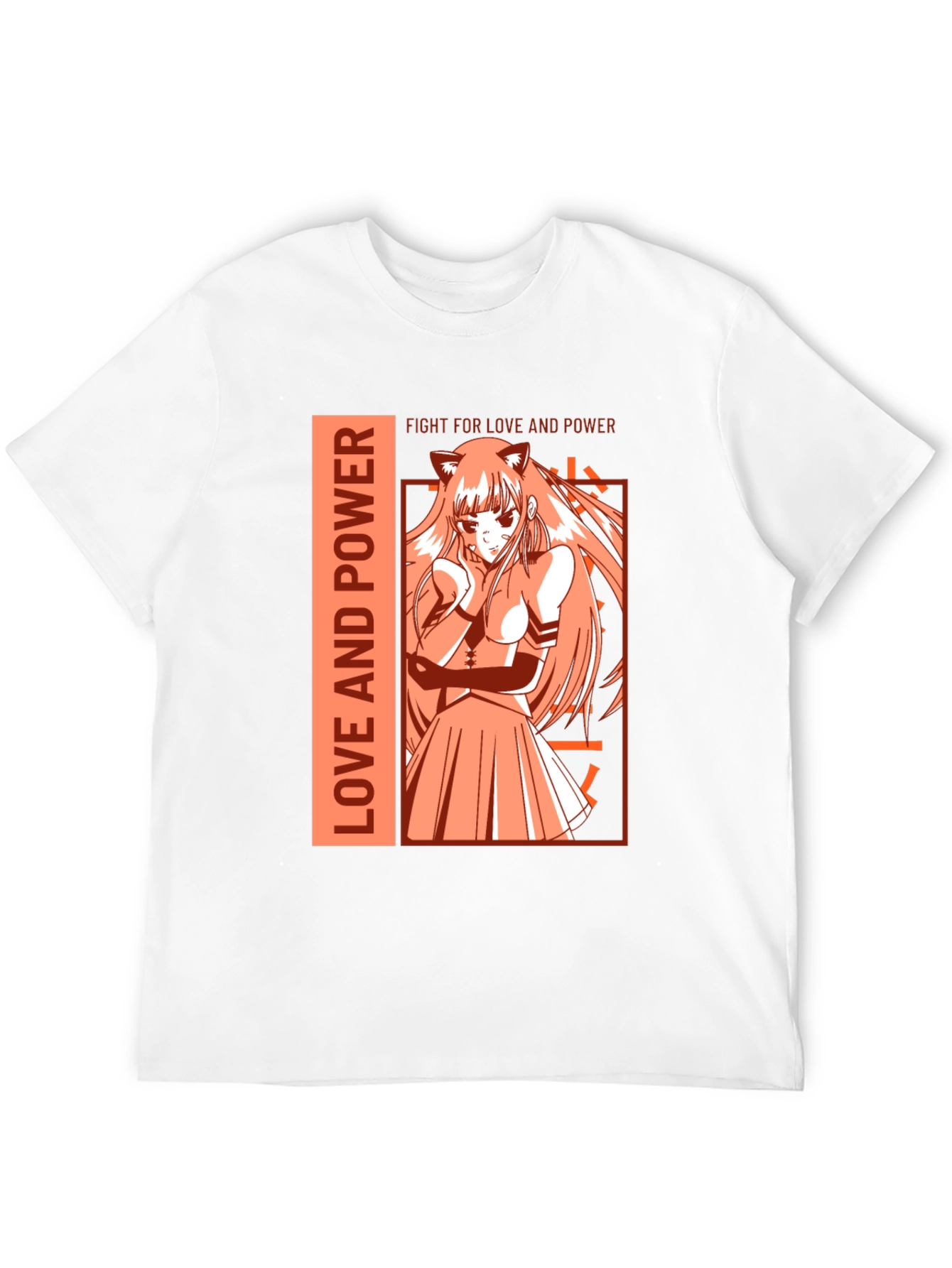 Anime Style Love & Power T-Shirt