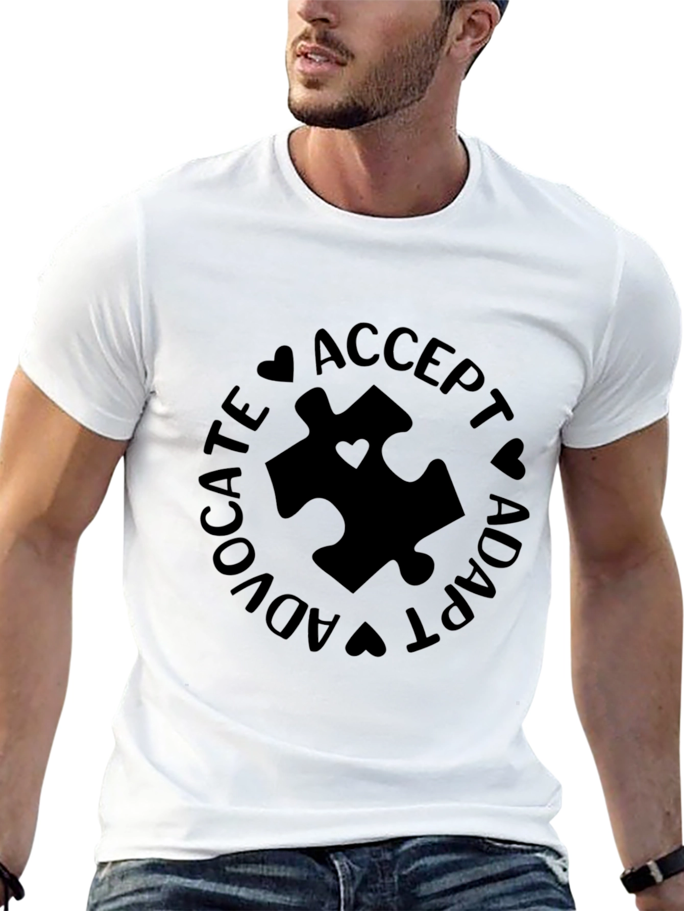Autism Awareness Tee - Advocate Accept Adapt