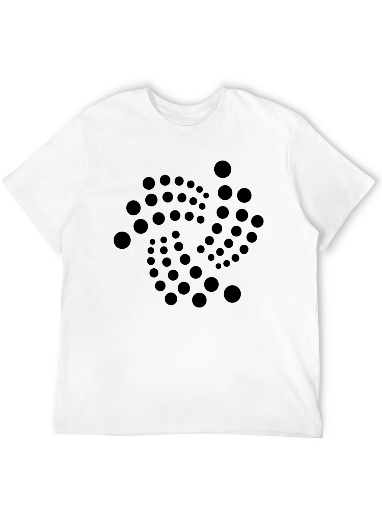 IOTA Crypto Black T-Shirt - Modern Graphic Tee