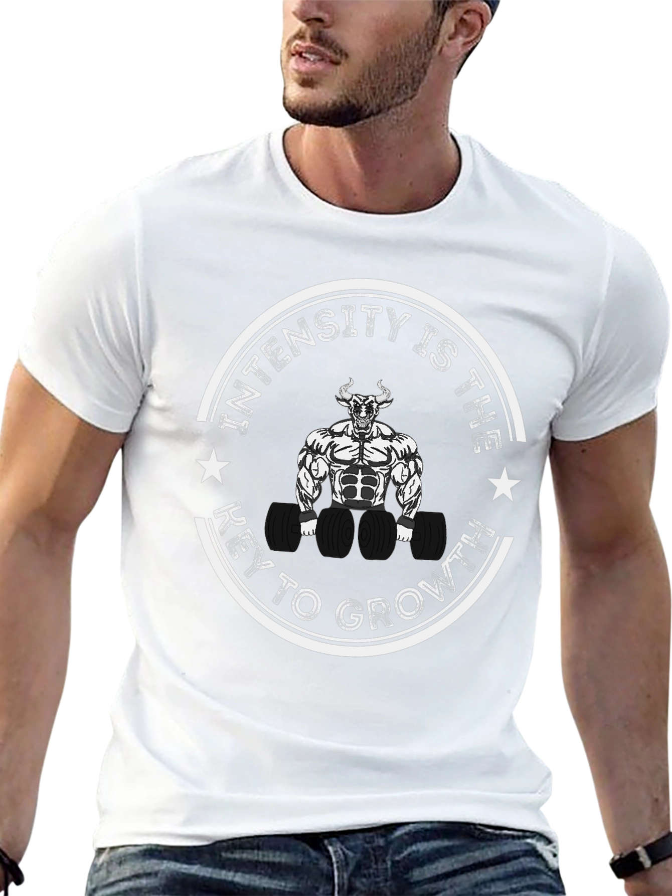 Intensity is the Key to Growth Black T-Shirt