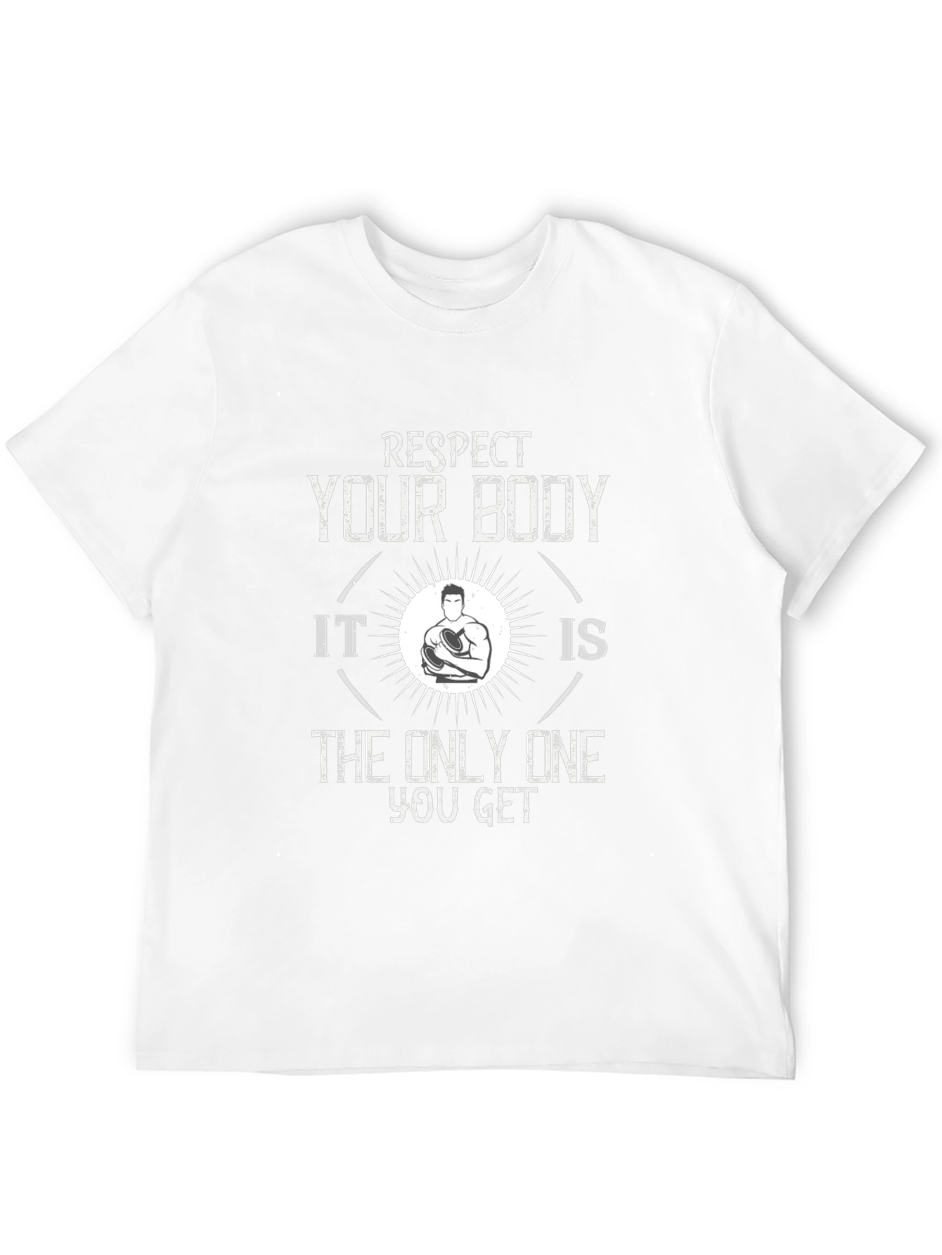 Respect Your Body Graphic Tee - Black