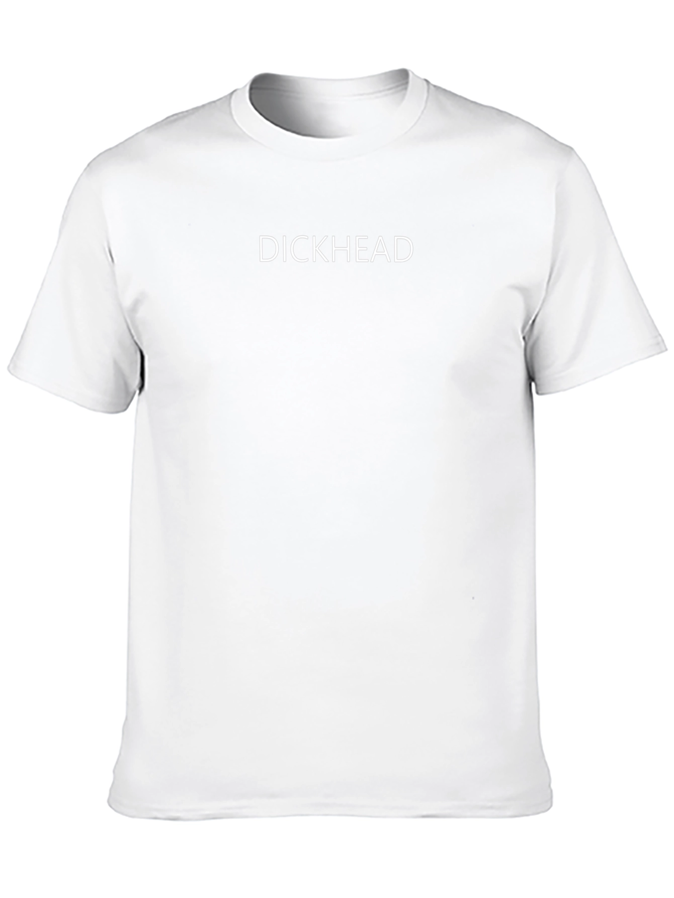 Edgy Dickhead Graphic T-Shirt - Casual Black Tee