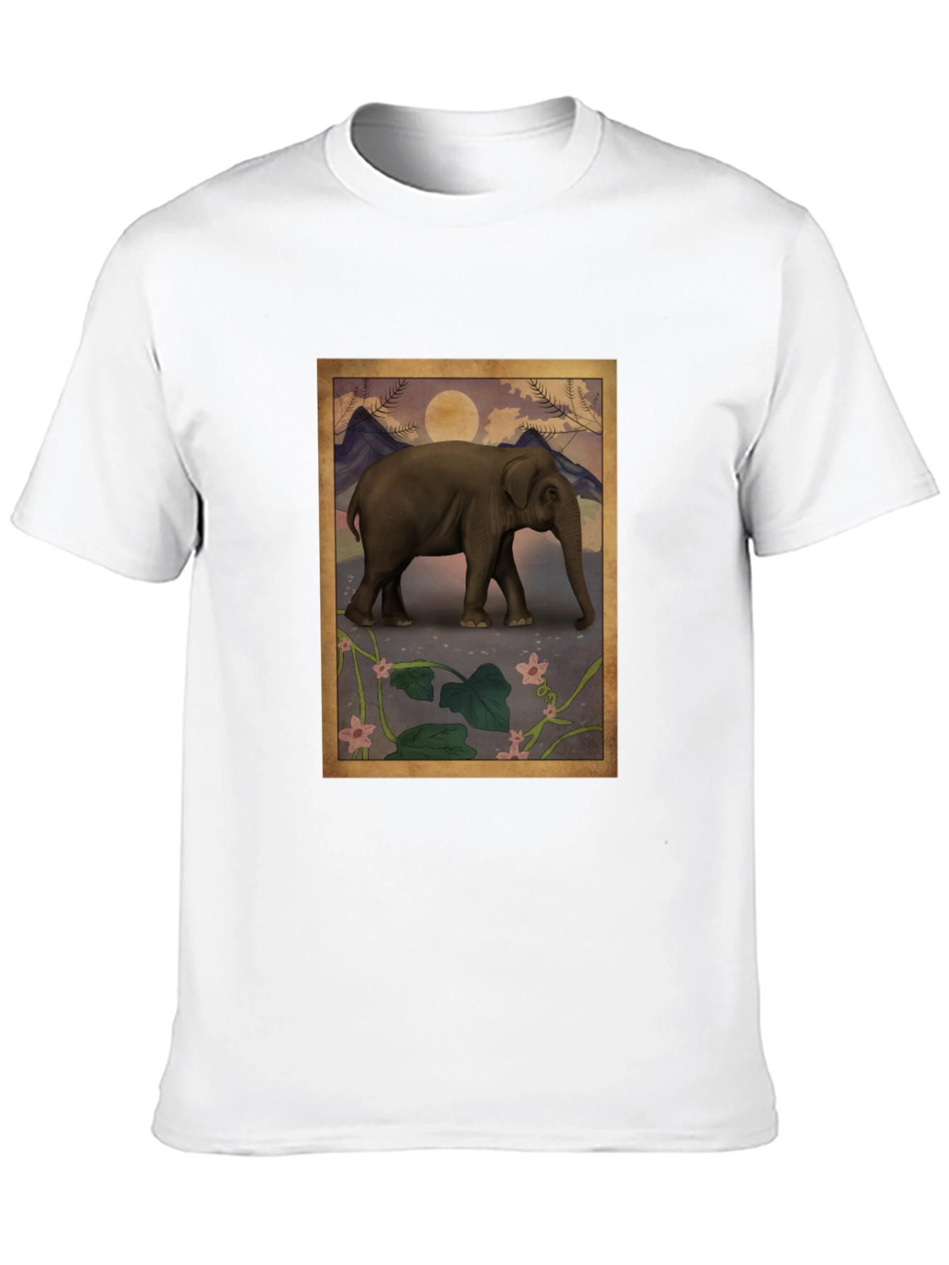 Elephant Art T-Shirt - Unique Graphic Tee