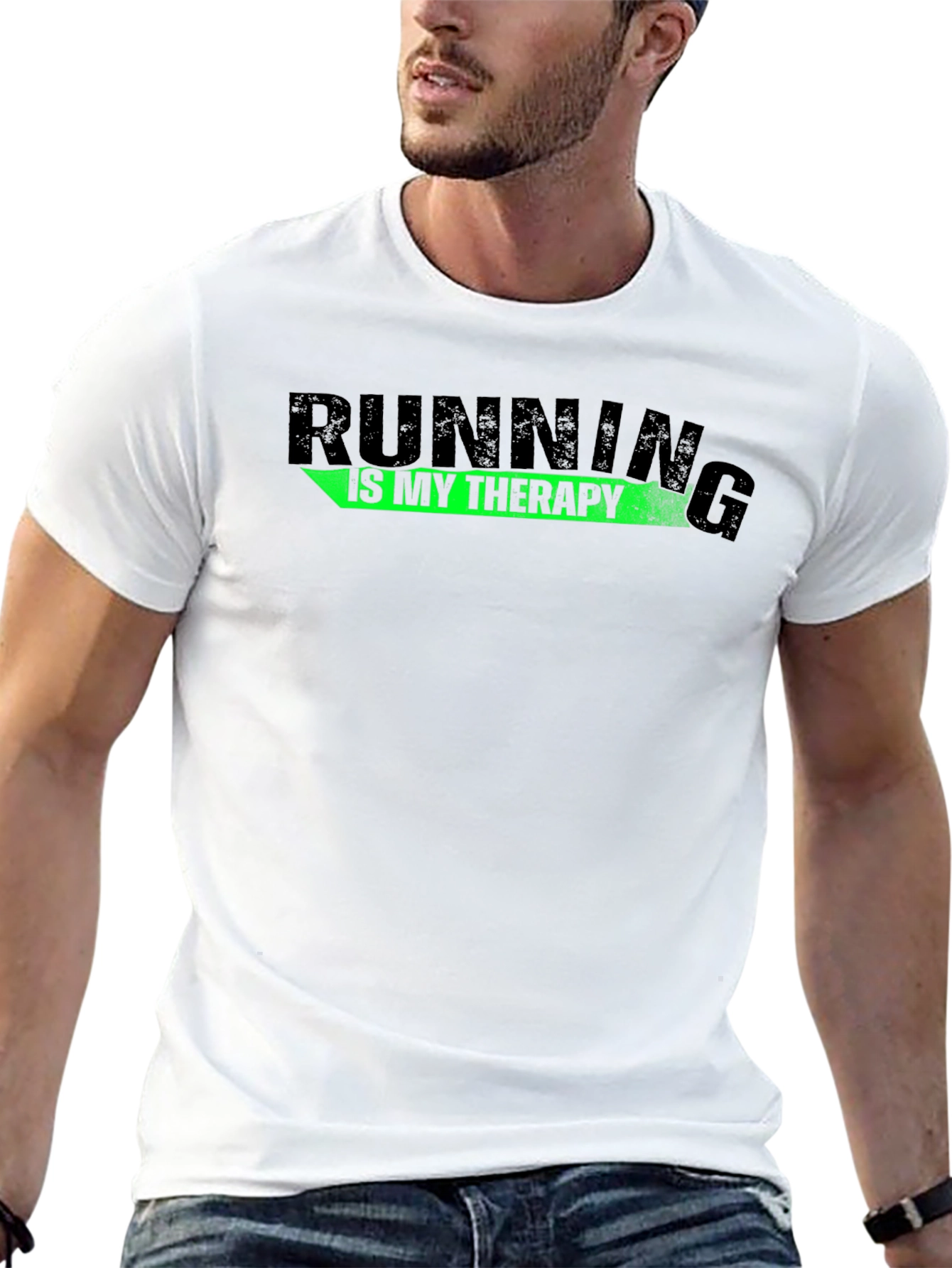 Running Is My Therapy T-Shirt