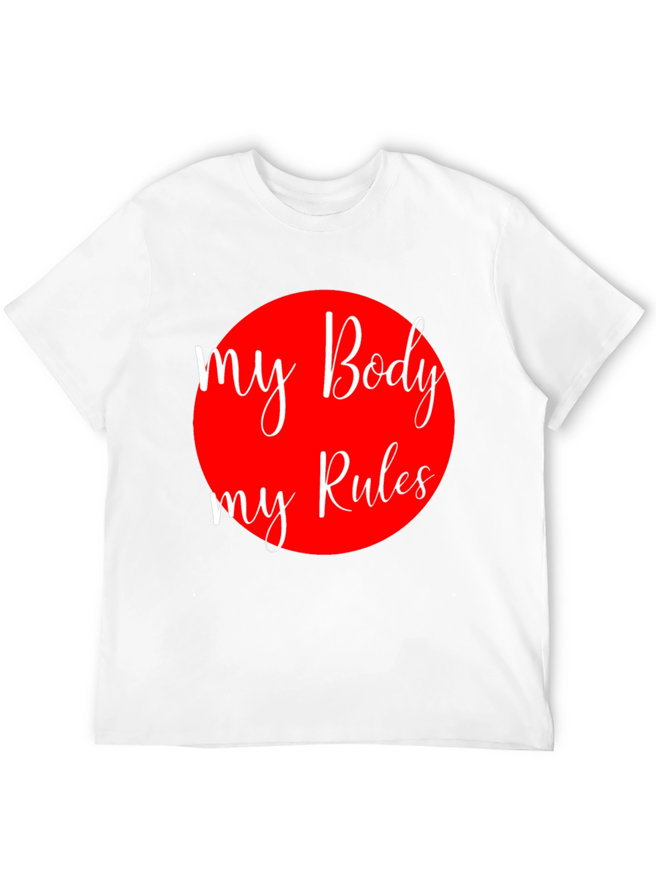 My Body My Rules Graphic Tee - Black