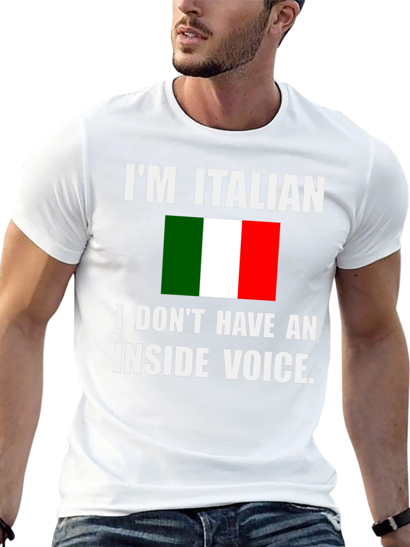 Im Italian T-Shirt - Funny Bold Graphic Tee