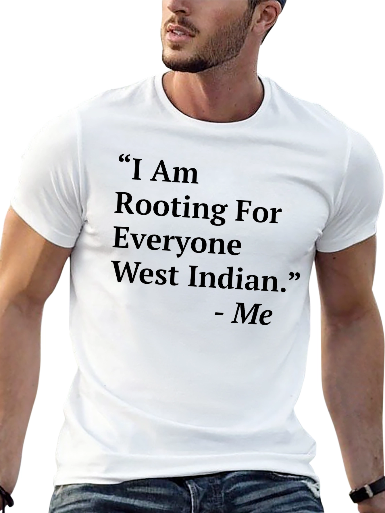 Rooting For Everyone West Indian Black T-Shirt