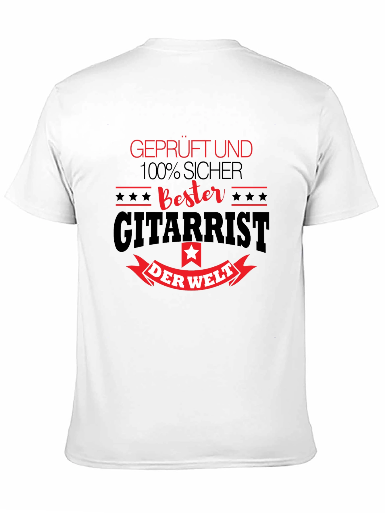 Best Guitarist T-Shirt - Black Graphic Tee