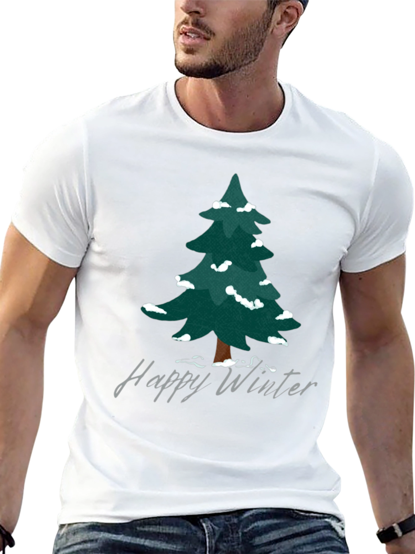 Winter Tree T-Shirt - Holiday Graphic Tee