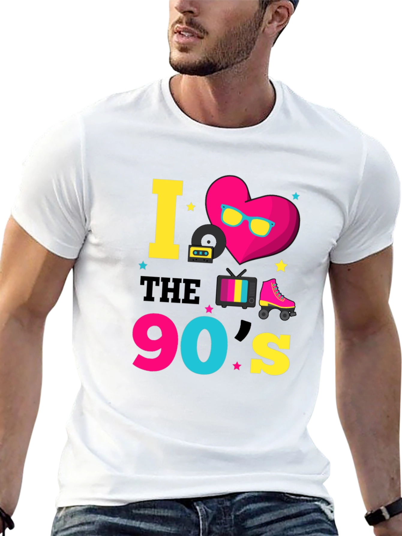 I Love the 90s Black T-Shirt
