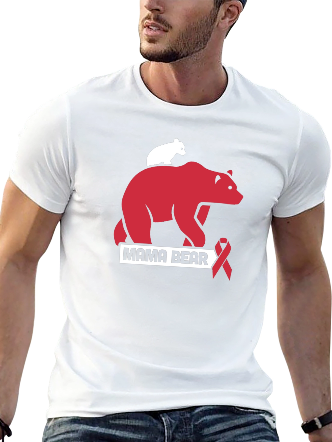 Mama Bear T-Shirt - Graphic Tee for Mothers