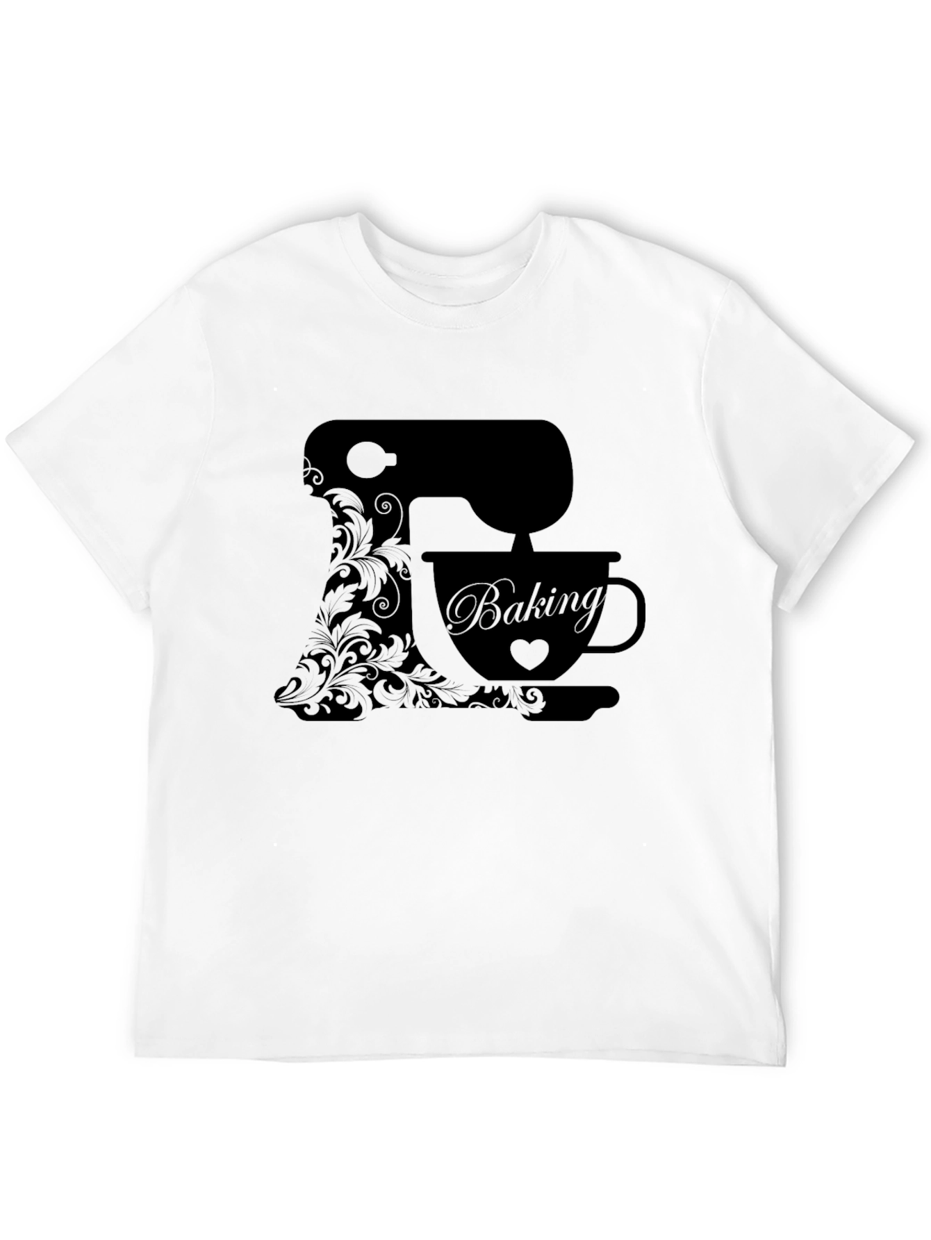 Black Baking Mixer Graphic Tee