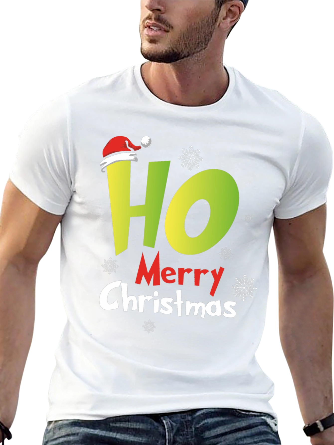 Funny Ho Merry Christmas T-Shirt Holiday Gift