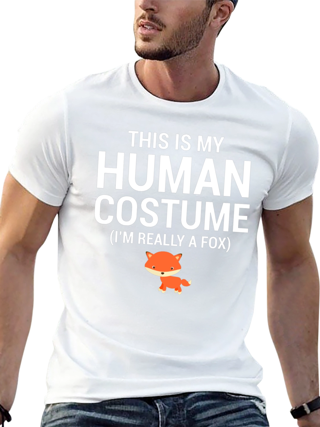 Human Costume - Im Really A Fox T-Shirt