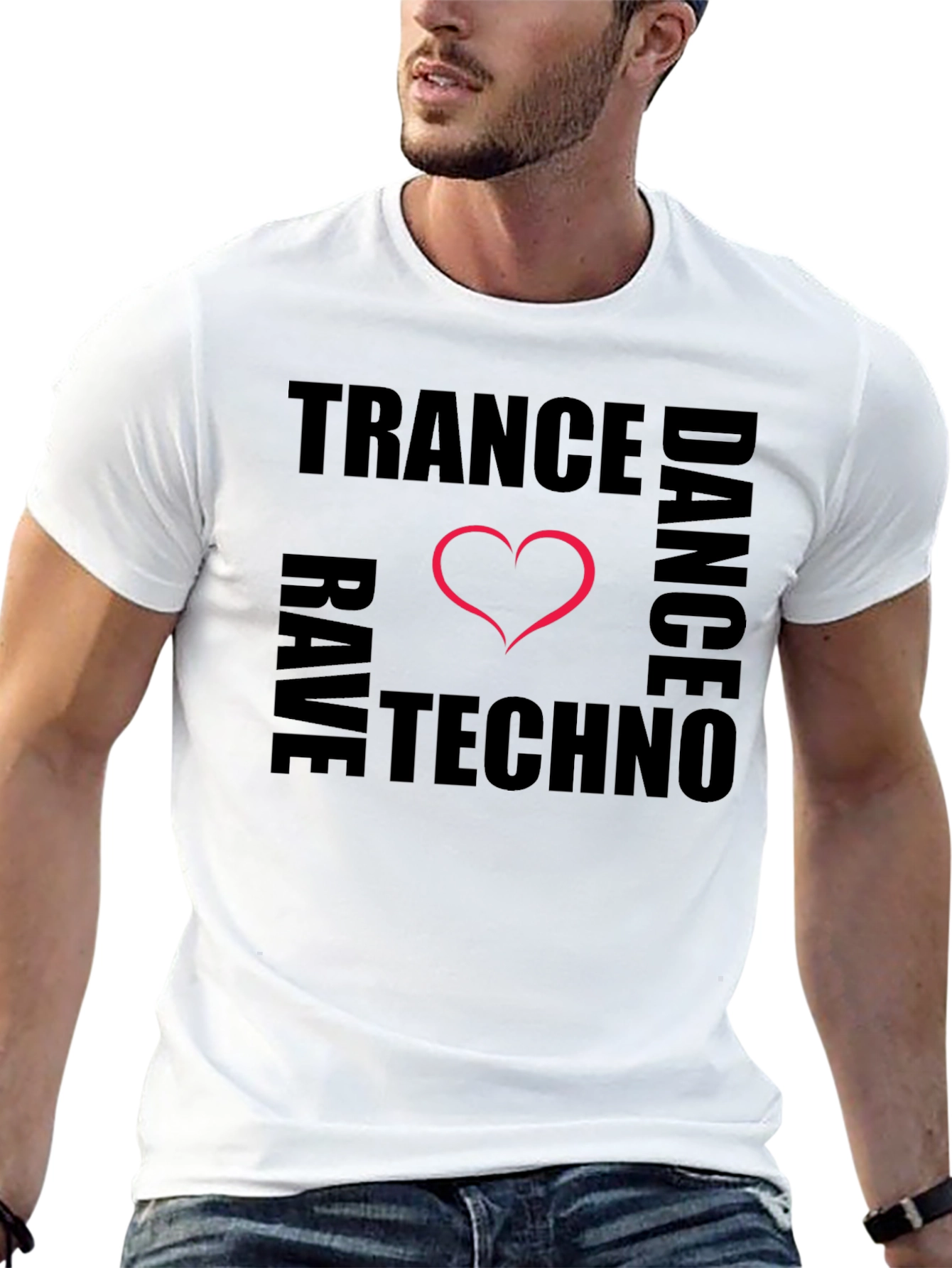Trance Rave Techno Dance T-Shirt - Music Lover Tee