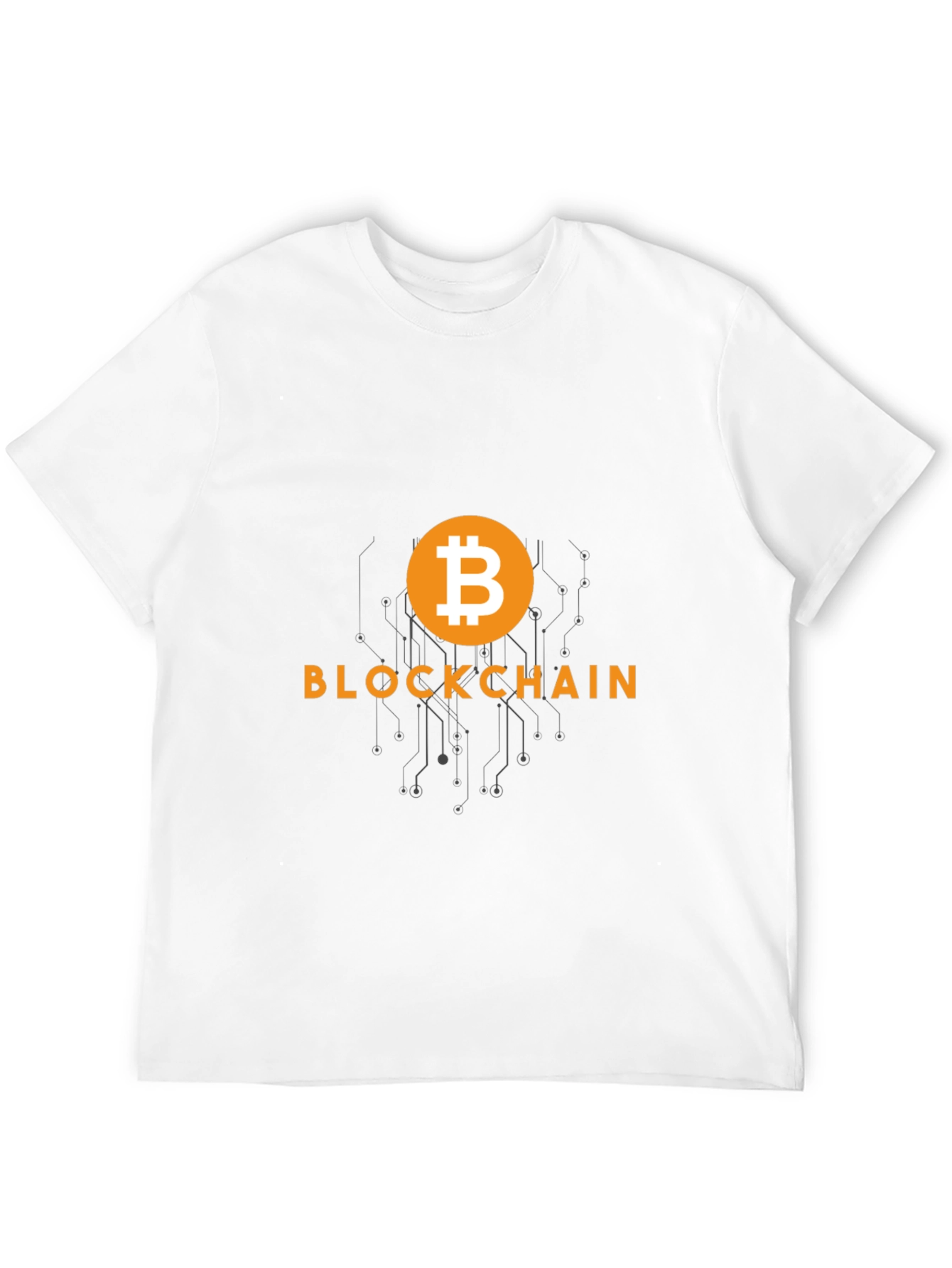 Blockchain Bitcoin Graphic Tee - Crypto T-Shirt