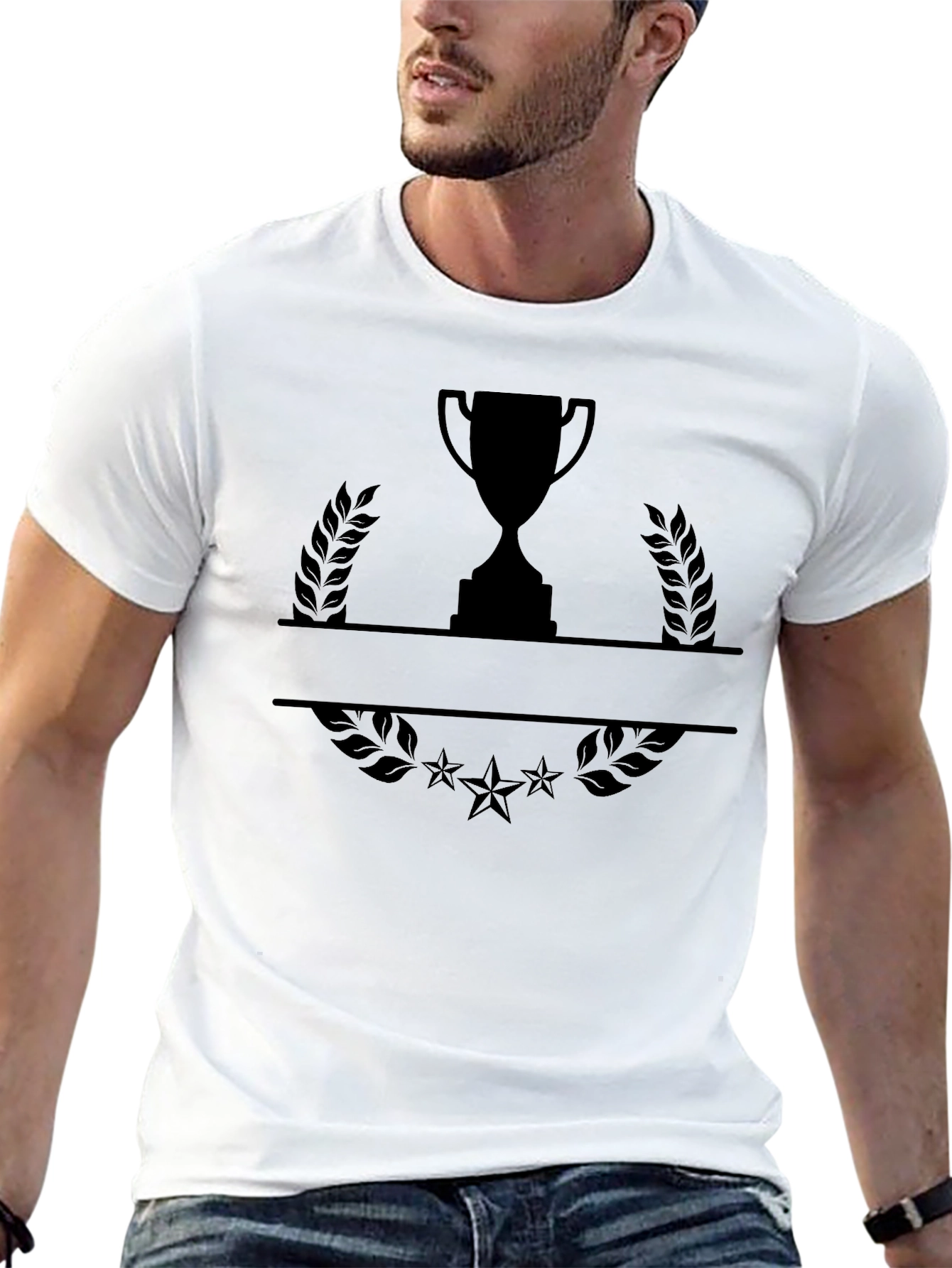 Trophy Graphic Tee - Mens Black T-Shirt