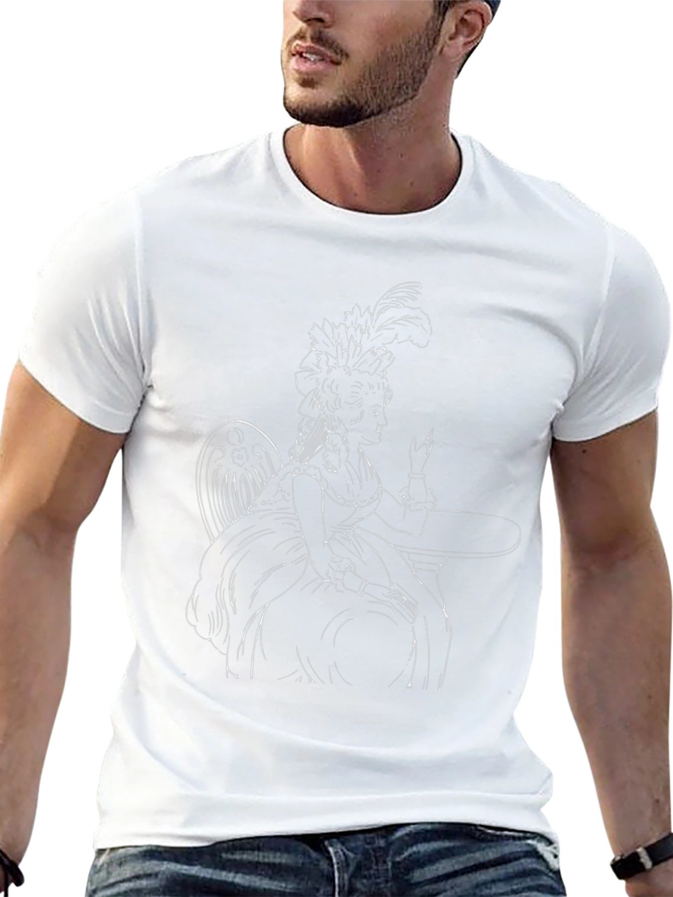 Regency Silhouette Black T-Shirt