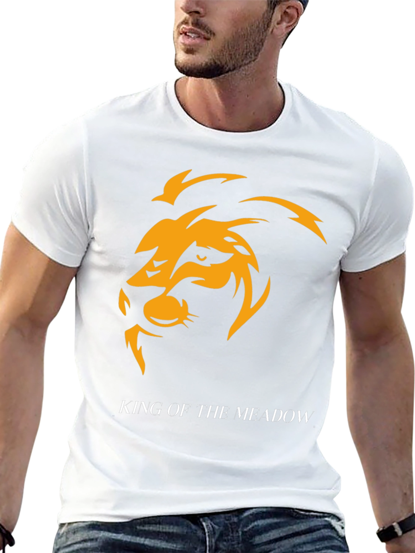 King of the Meadow Lion Graphic Tee