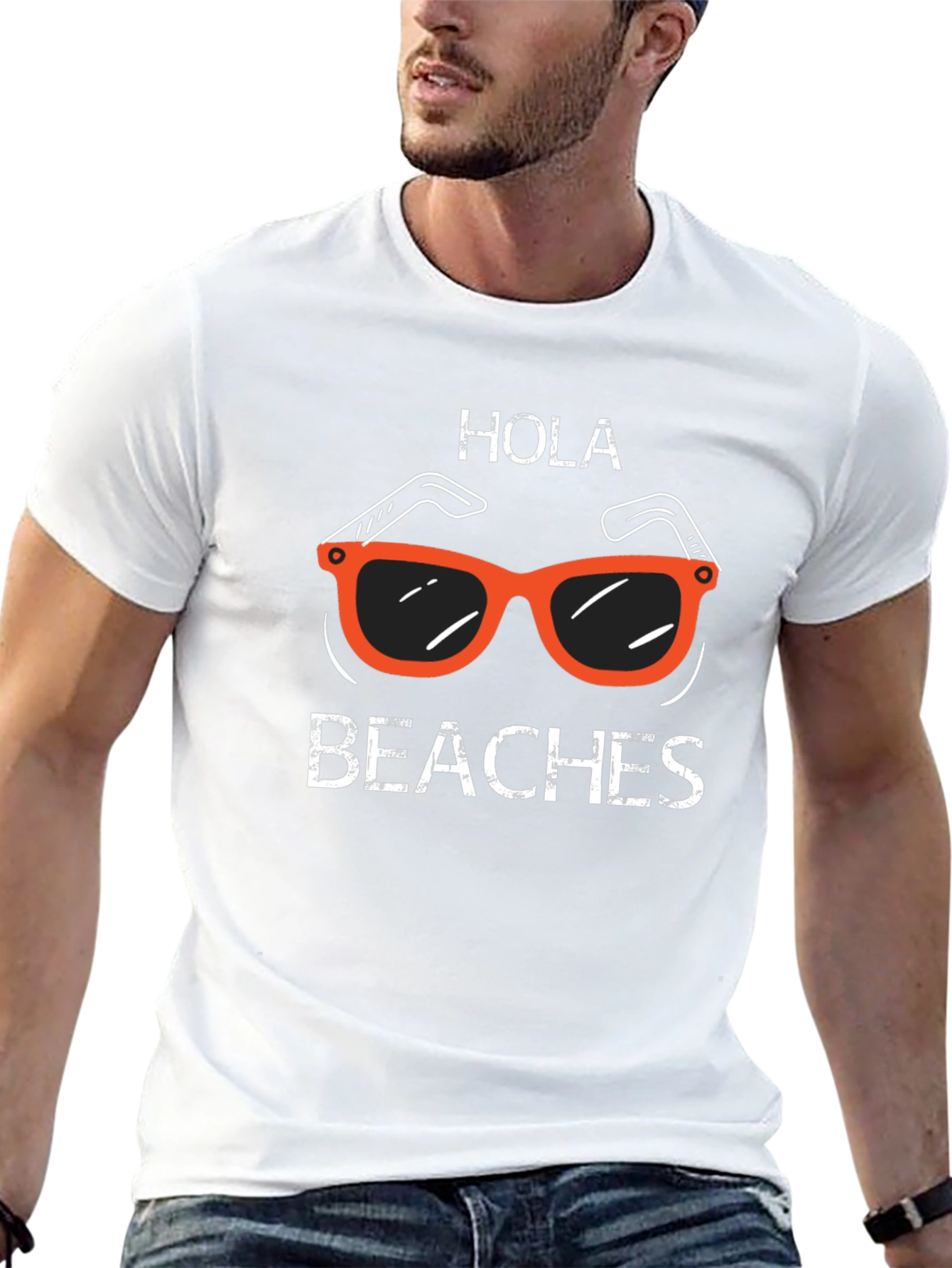 Hola Beaches Graphic T-Shirt - Summer Ready