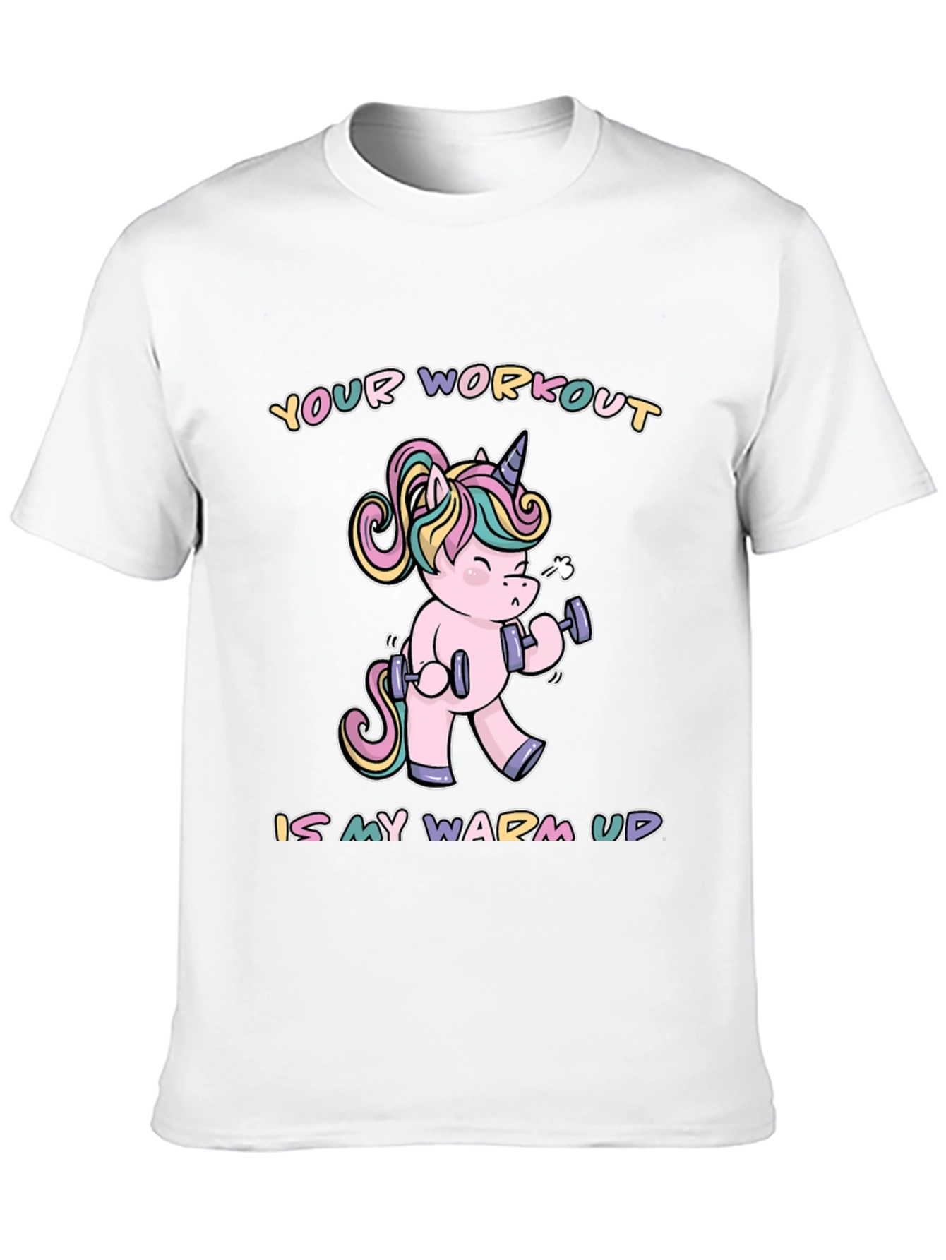 Funny Workout Unicorn T-Shirt