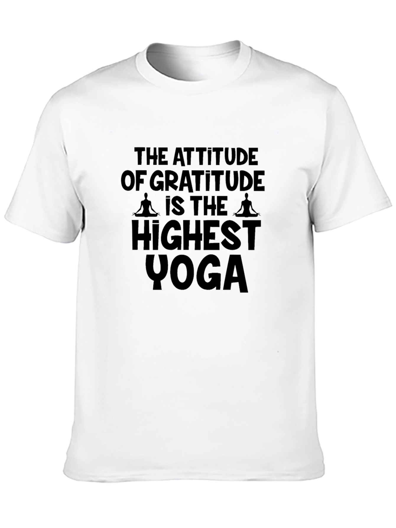 Gratitude is Yoga T-Shirt - Black