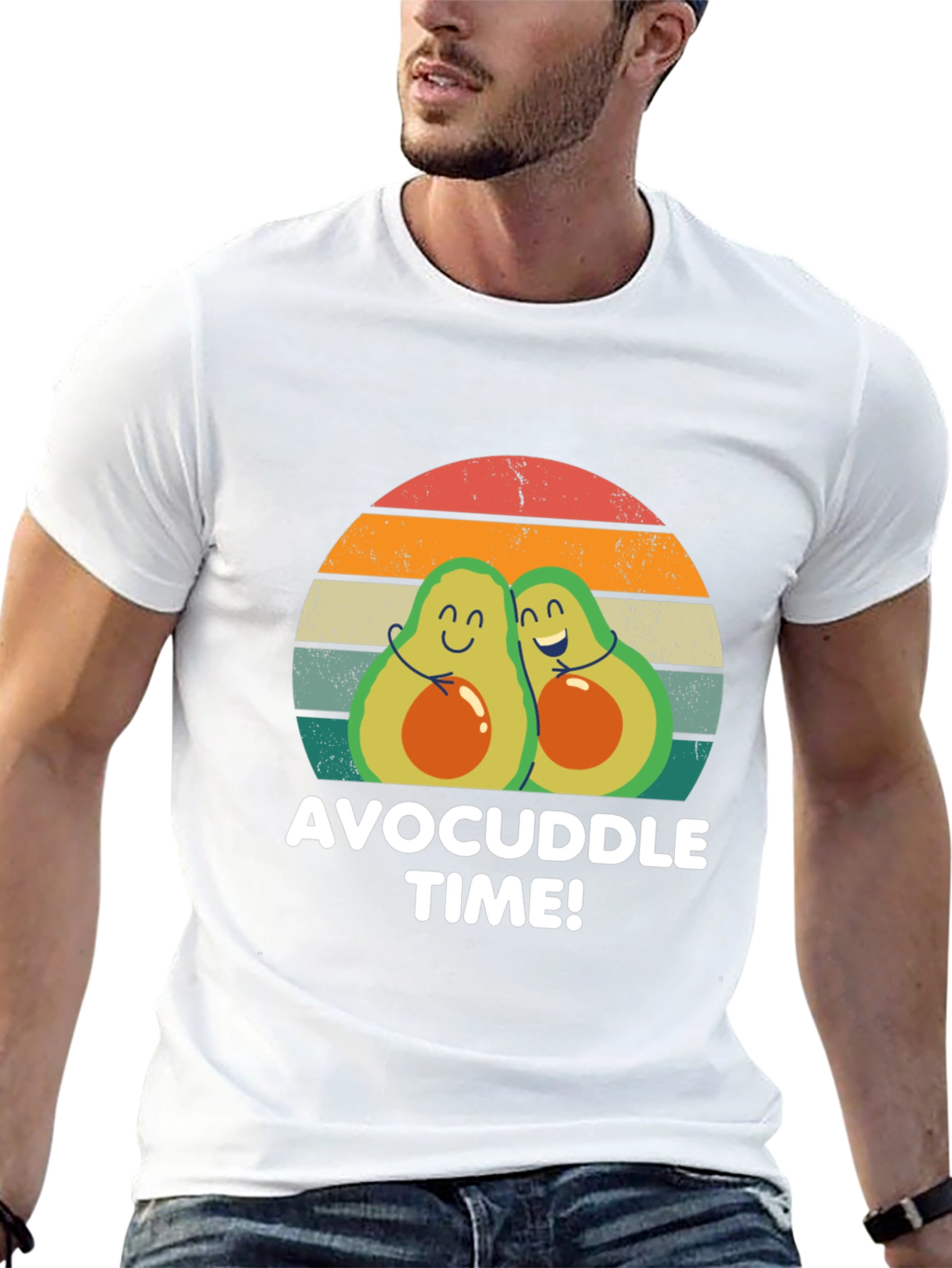Avocuddle Time T-Shirt - Cute Avocado Graphic Tee