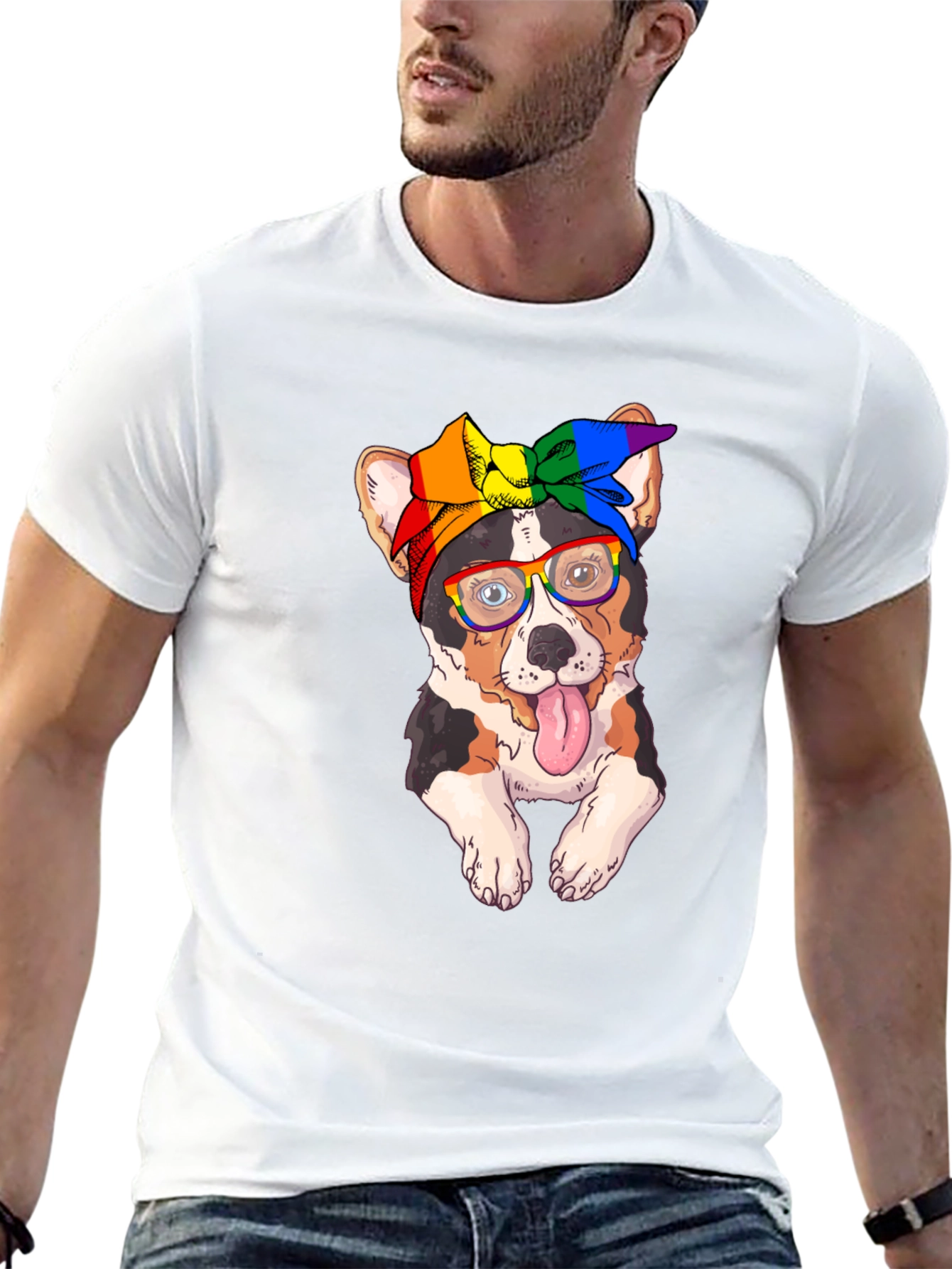 Dog Rainbow Pride T-Shirt