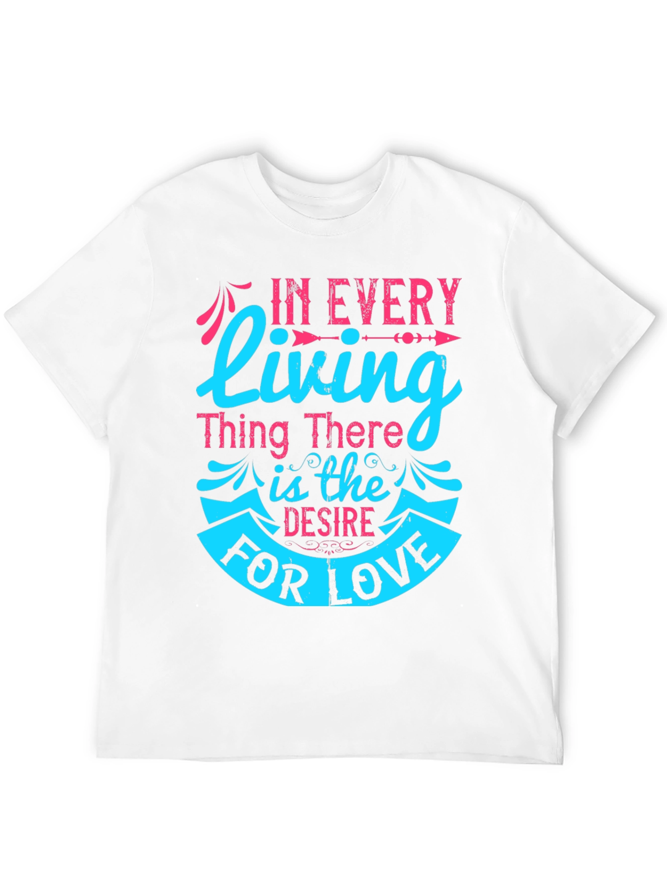 Love Desire Graphic Tee - Black Cotton T-Shirt