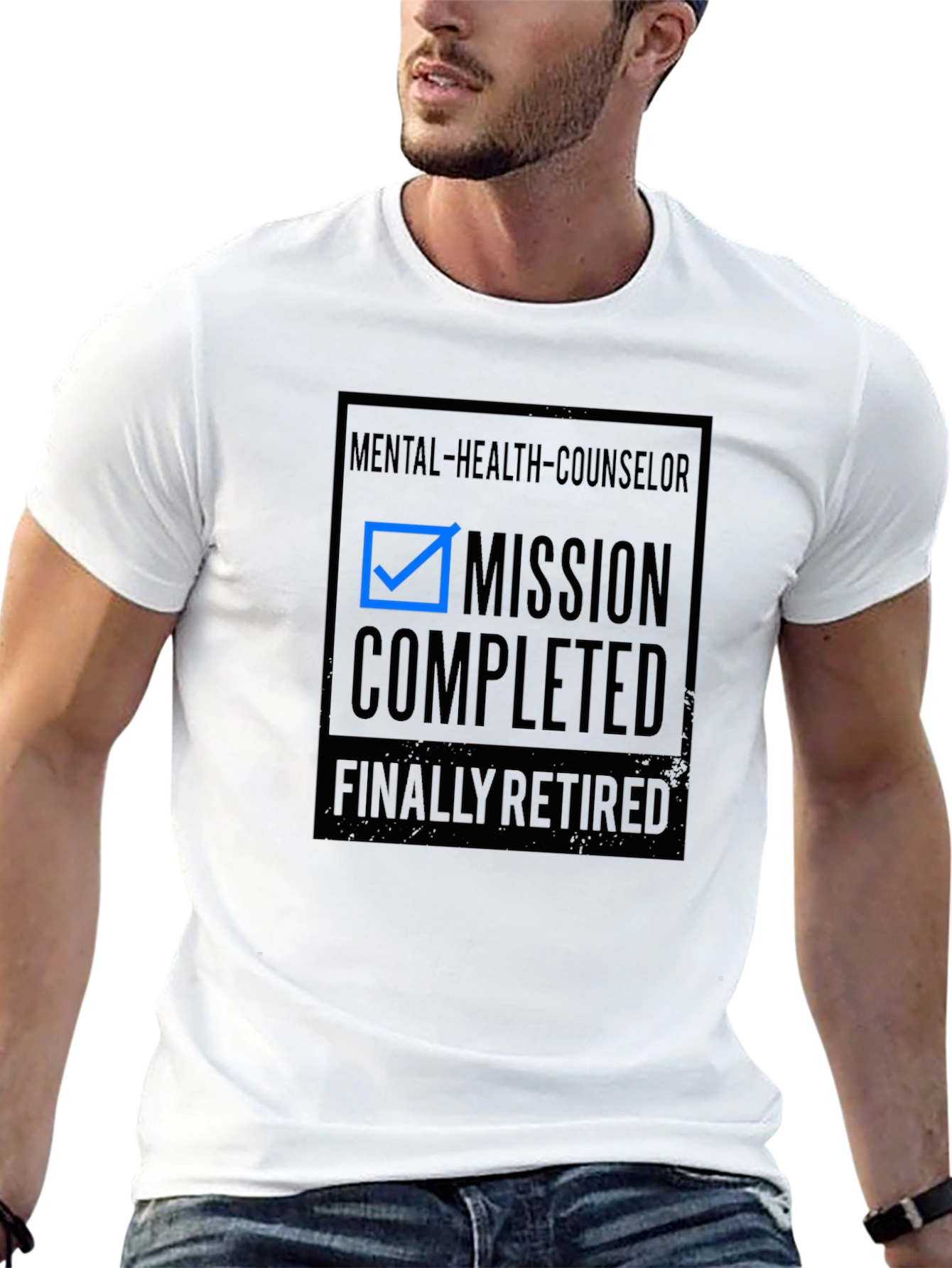 Mental Health Counselor: Mission Completed Retired T-Shirt