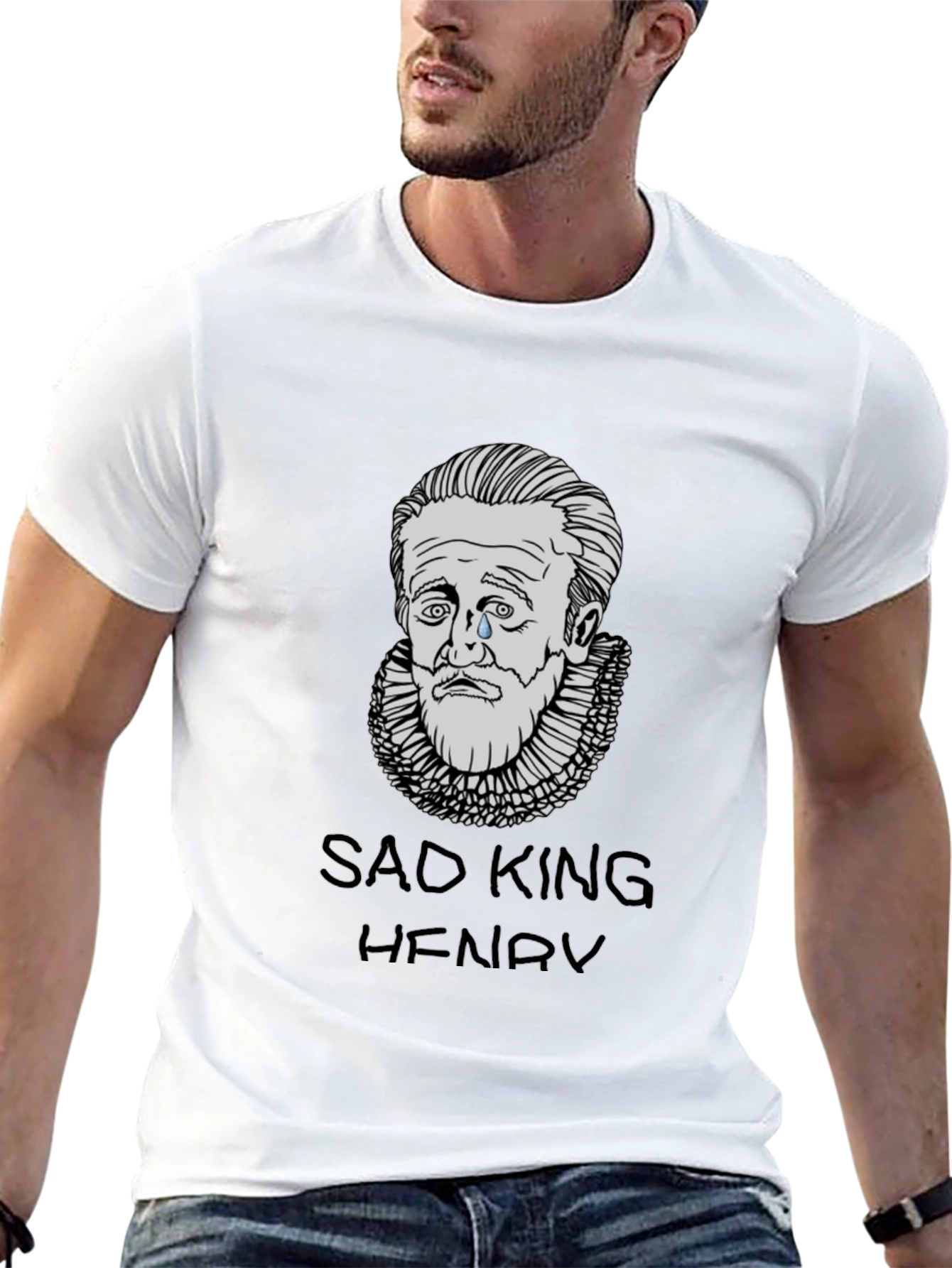 Sad King Henry Graphic Tee
