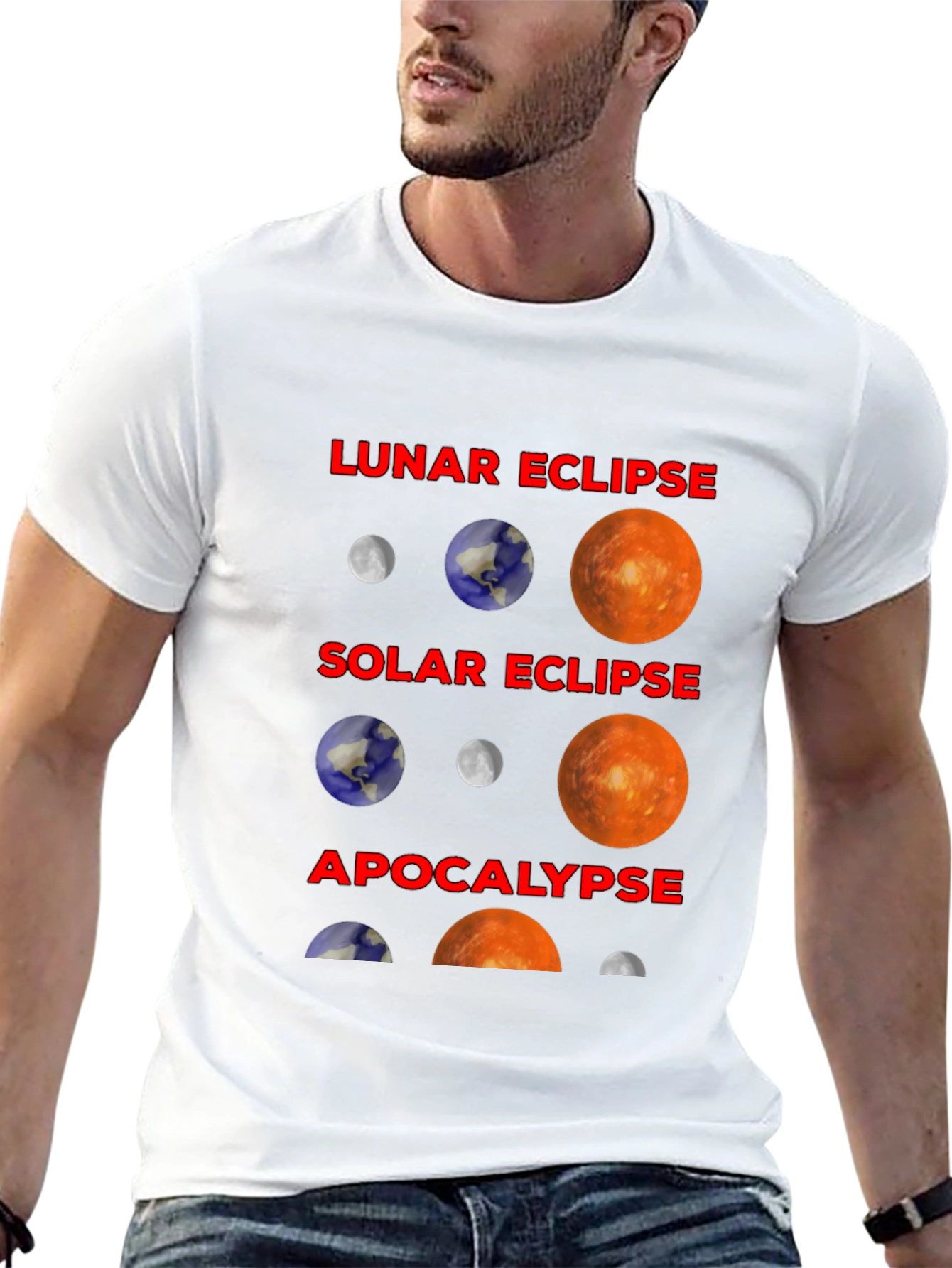 Lunar Solar Eclipse Apocalypse T-Shirt