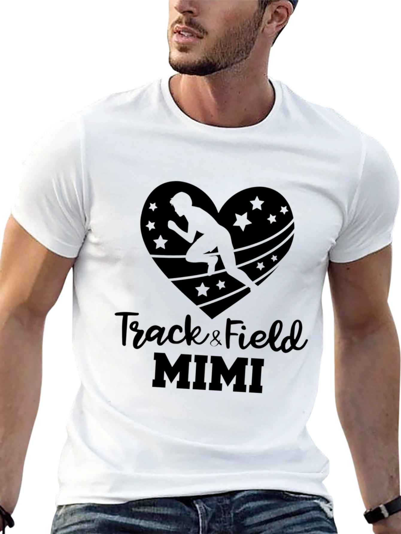 Track & Field Mimi Black T-Shirt