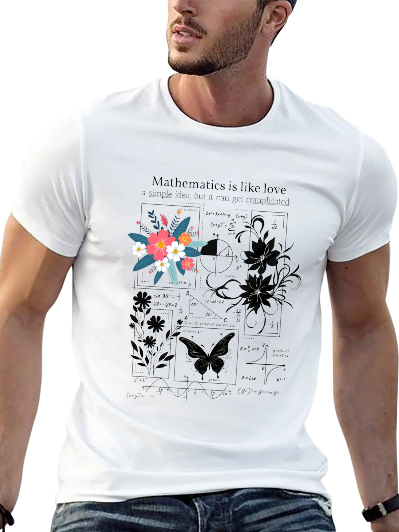 Mathematics is Like Love Graphic Tee