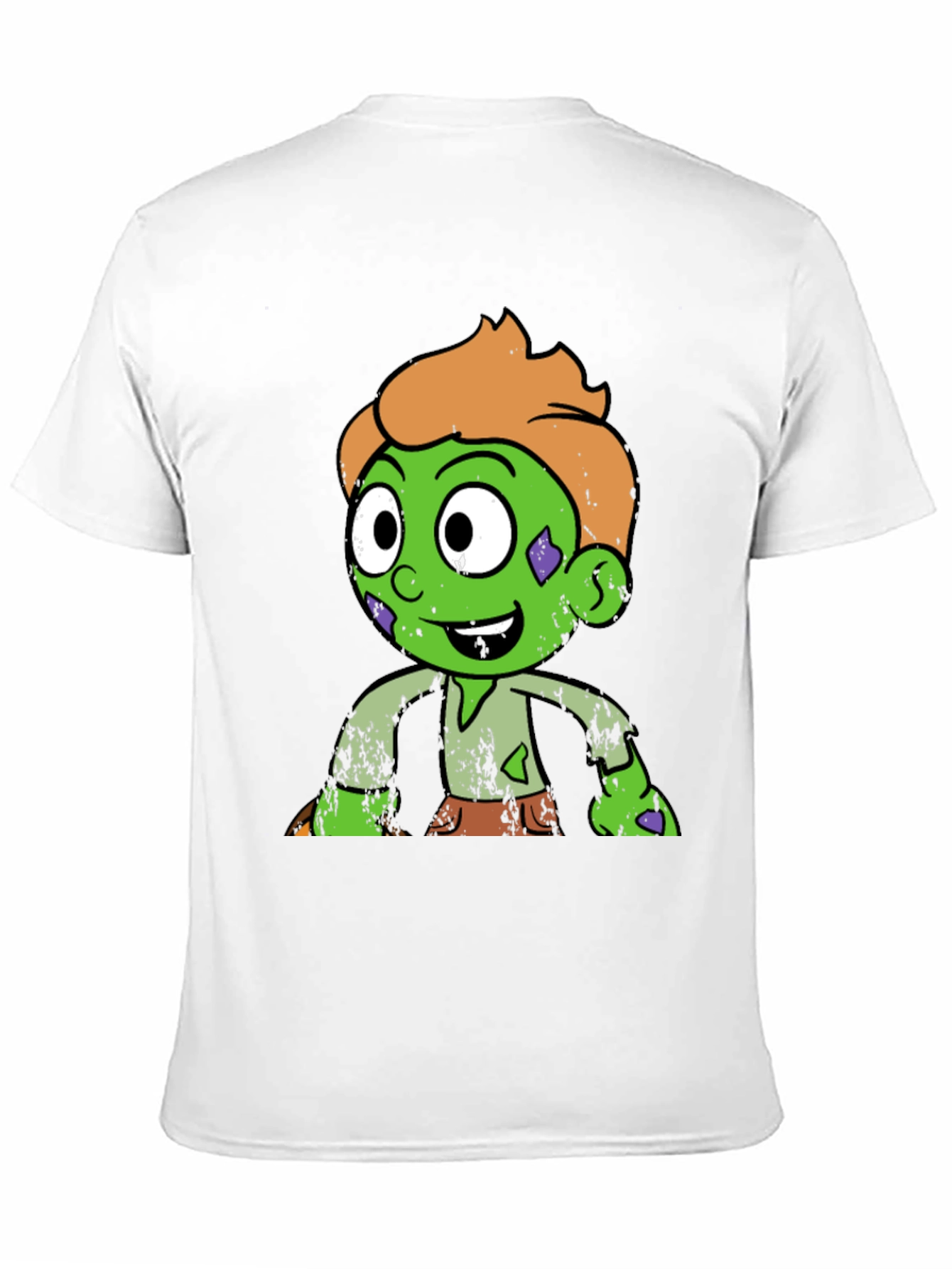 Zombie Cartoon Graphic Tee - Halloween Costume