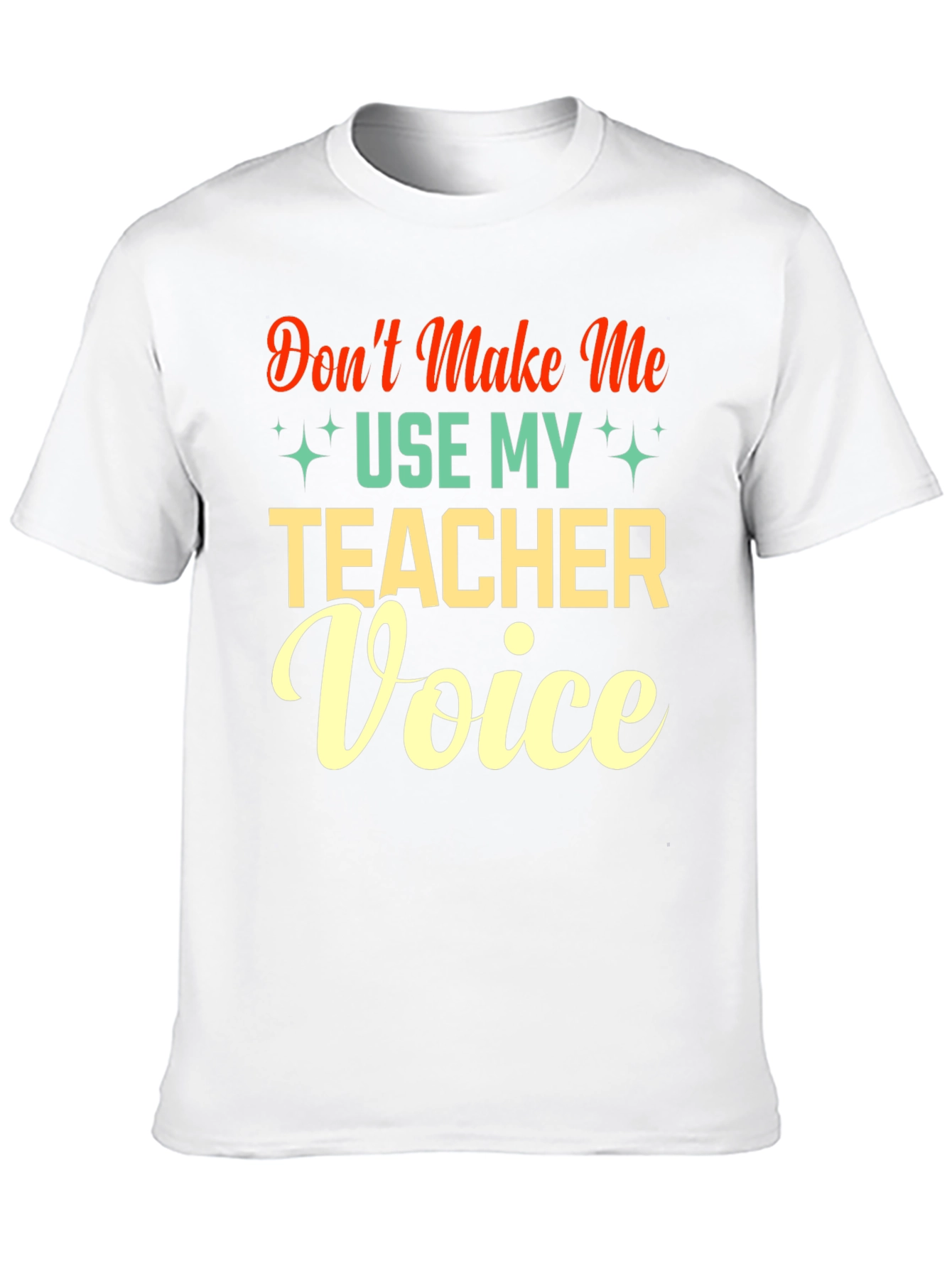 Teacher Voice Graphic T-Shirt - Fun Classroom Apparel