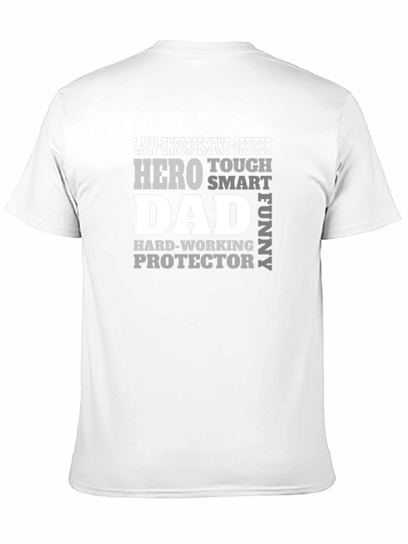 Law Enforcement Dad Hero T-Shirt